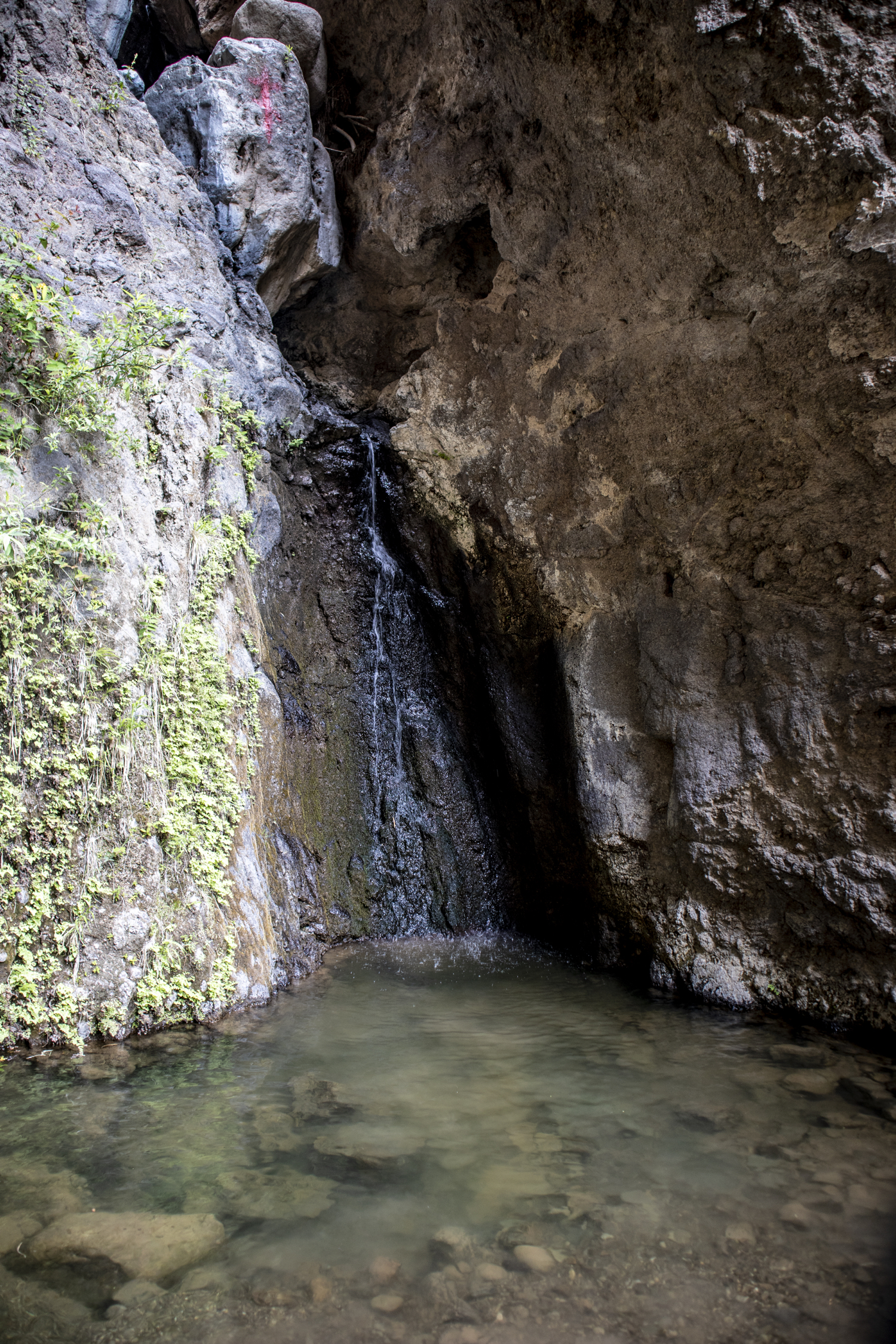 Barranco del Río - am Wasserfall