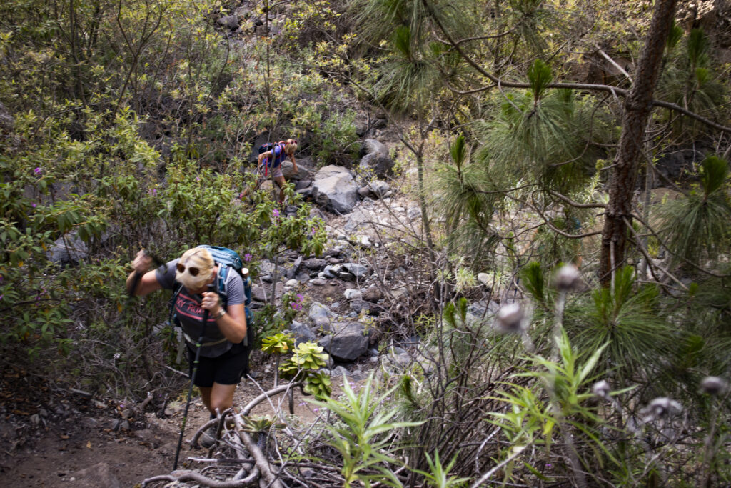 Barranco del Río - hiking path