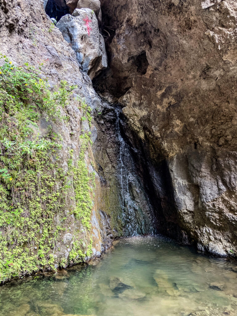 Barranco del Río - waterfall