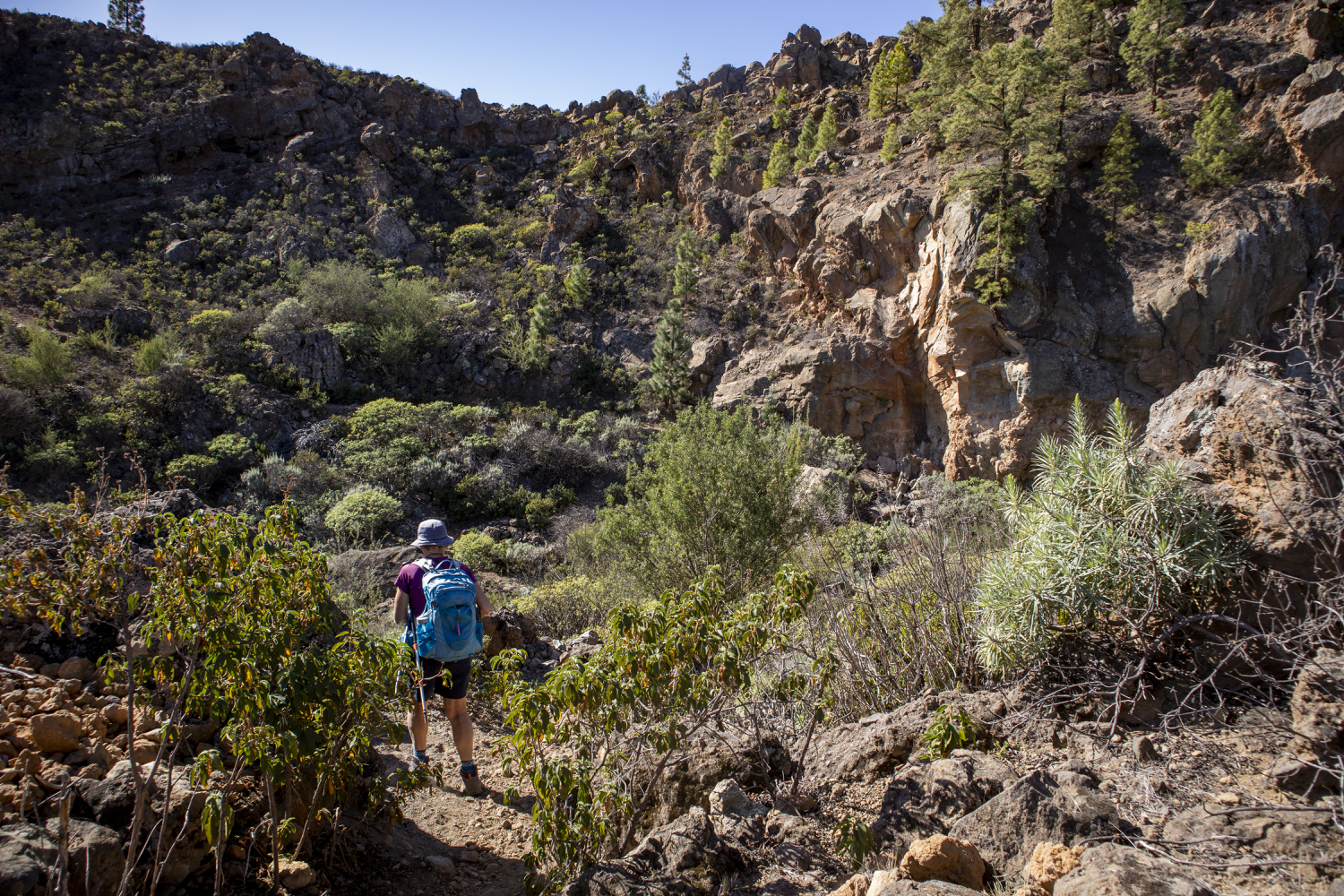 Wandern durch den Barranco