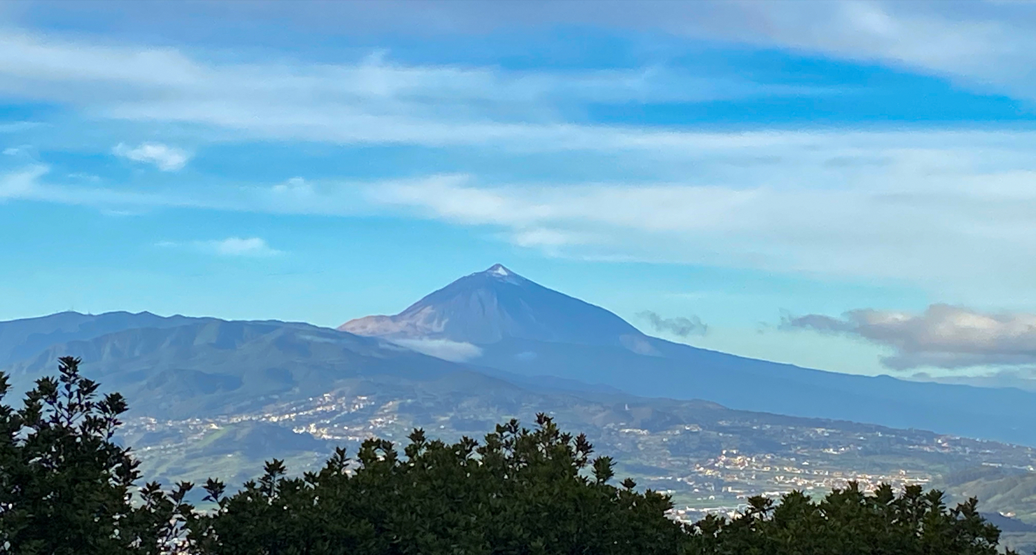 Blick auf den Teide vom Pico del Inglés