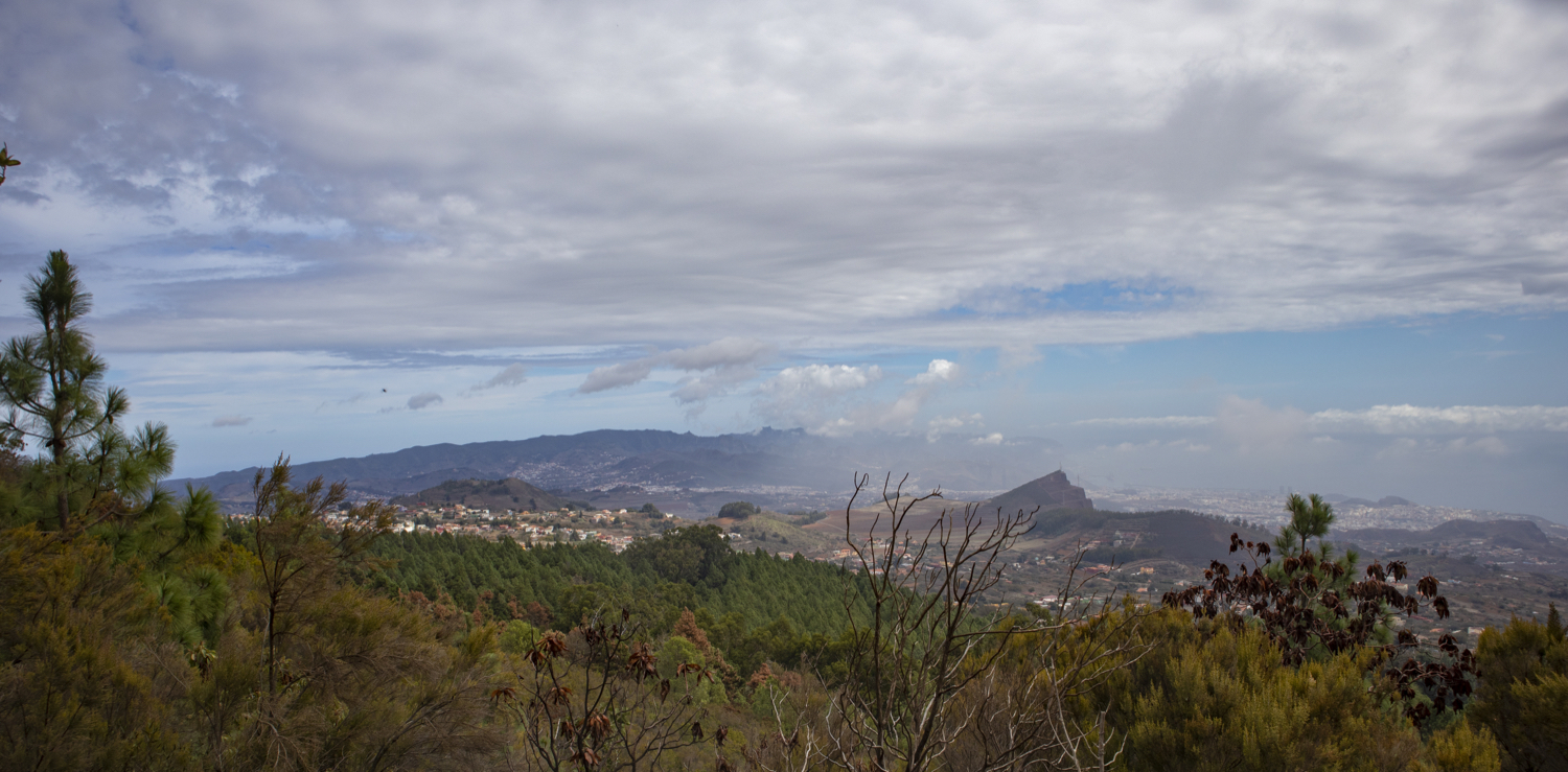 Blick aus der Höhe auf den Norden von Teneriffa