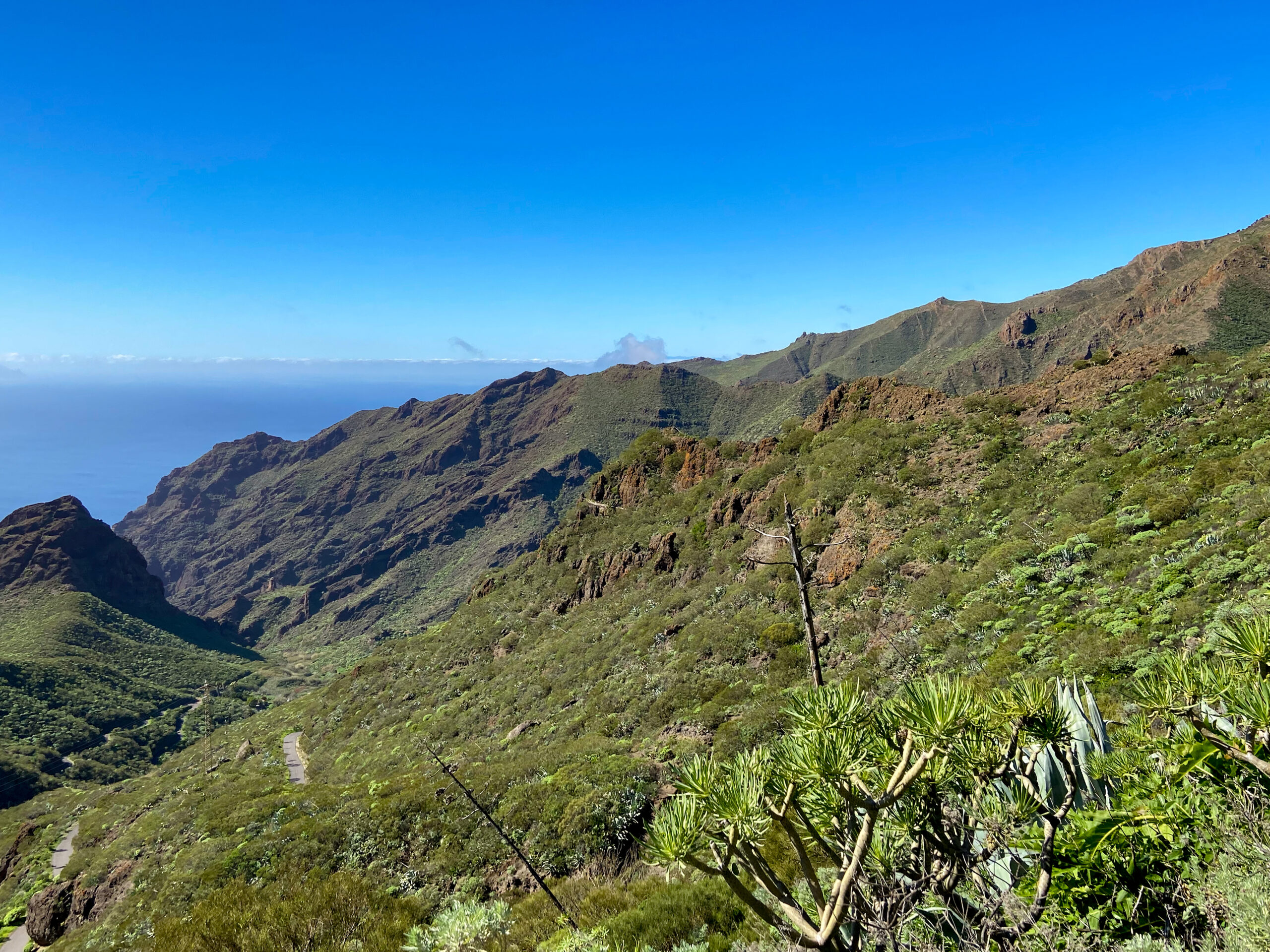 Blick auf die Höhen um Teno Alto