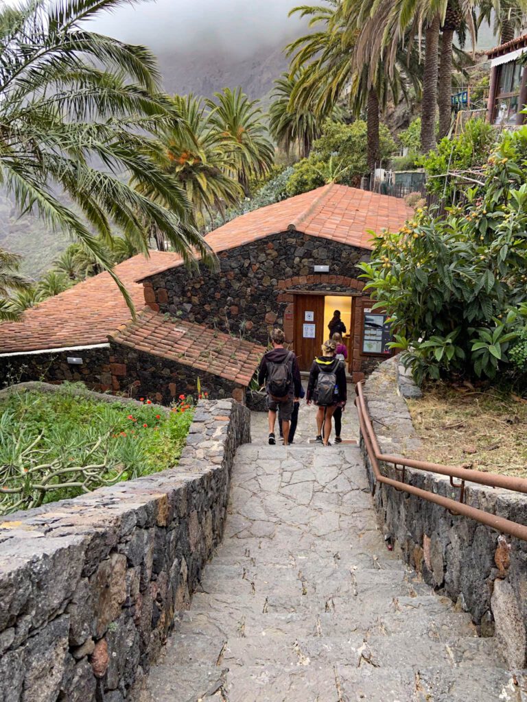 the new visitor centre in Masca