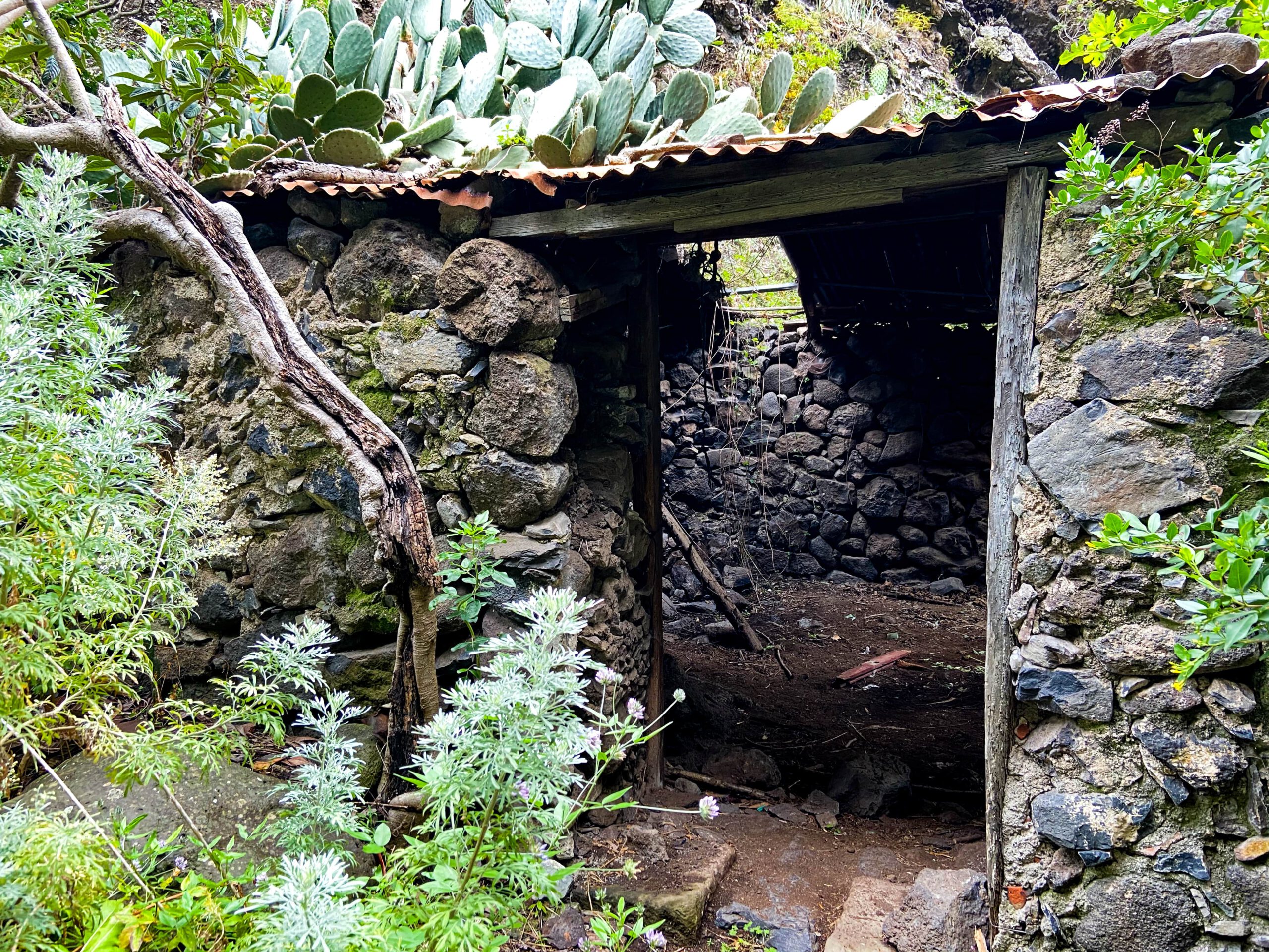 verlassenes Haus im Barranco de los Cochinos