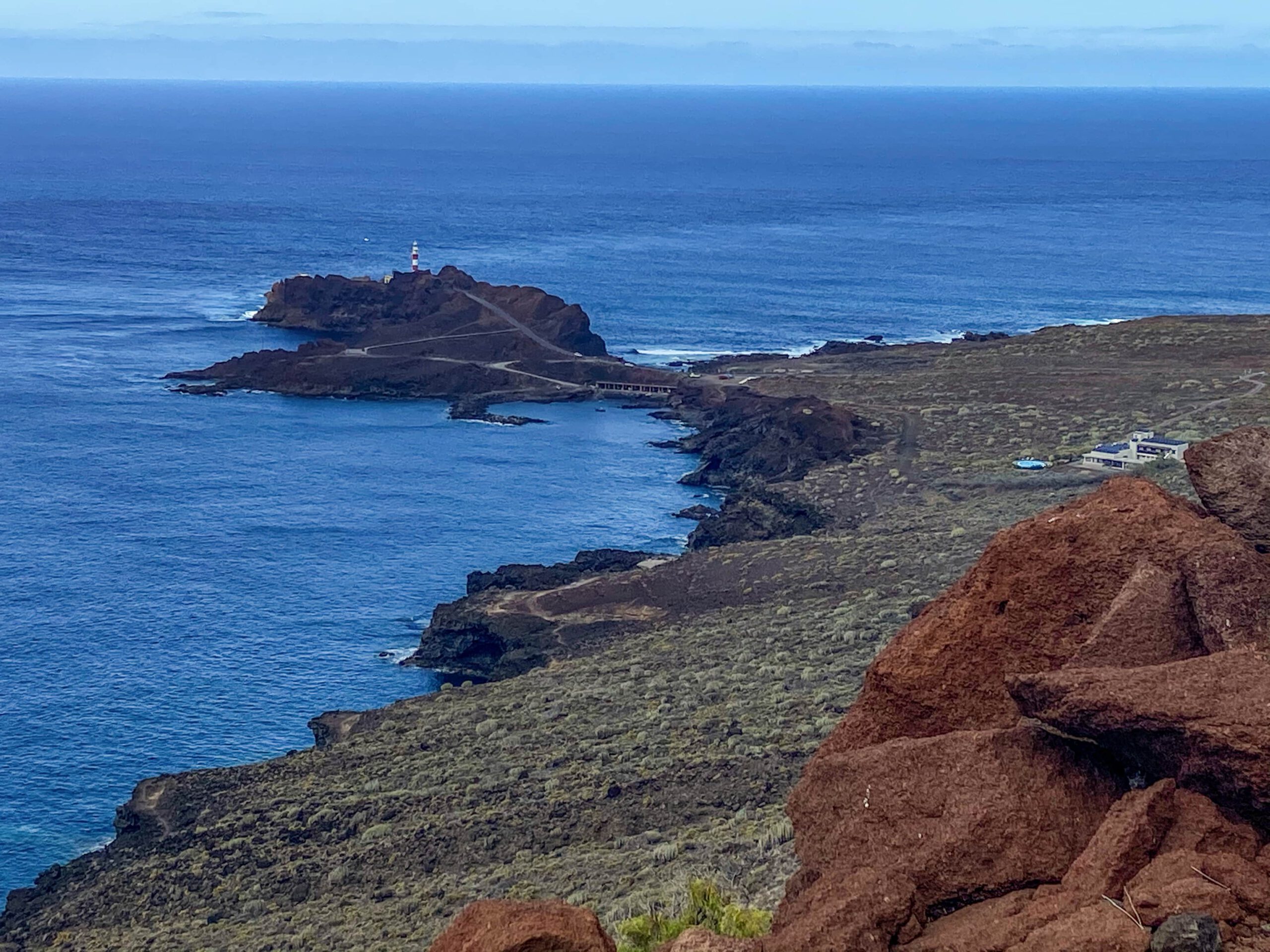 Blick vom Klippenweg auf die Punta Teno