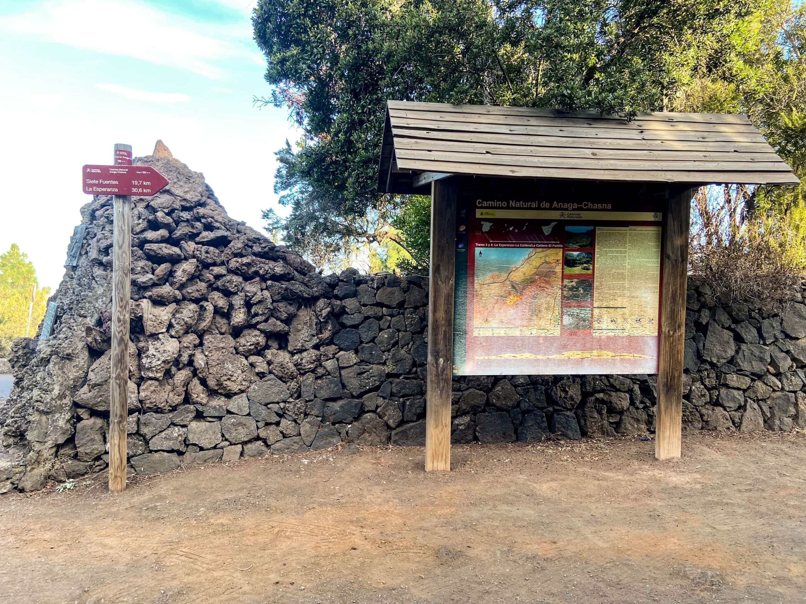 Ausgangspunkt Parkplatz La Caldera Zona recreativa