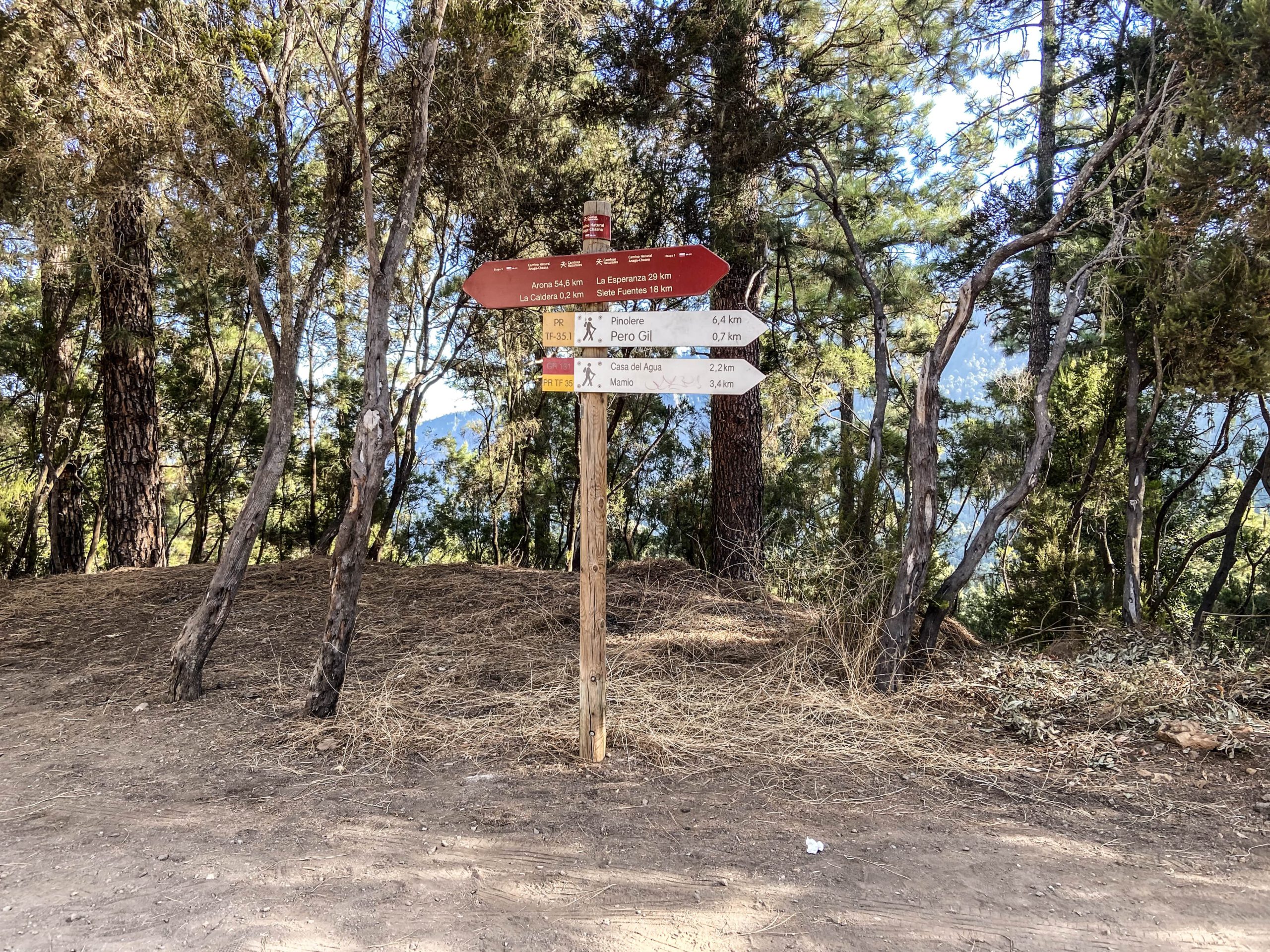 Wanderbeschilderung Organos