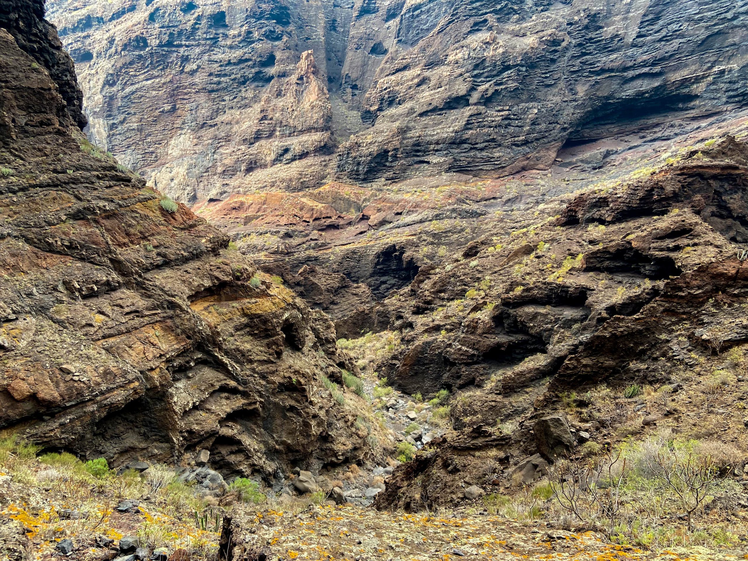 der untere Teil des Barranco Juan López