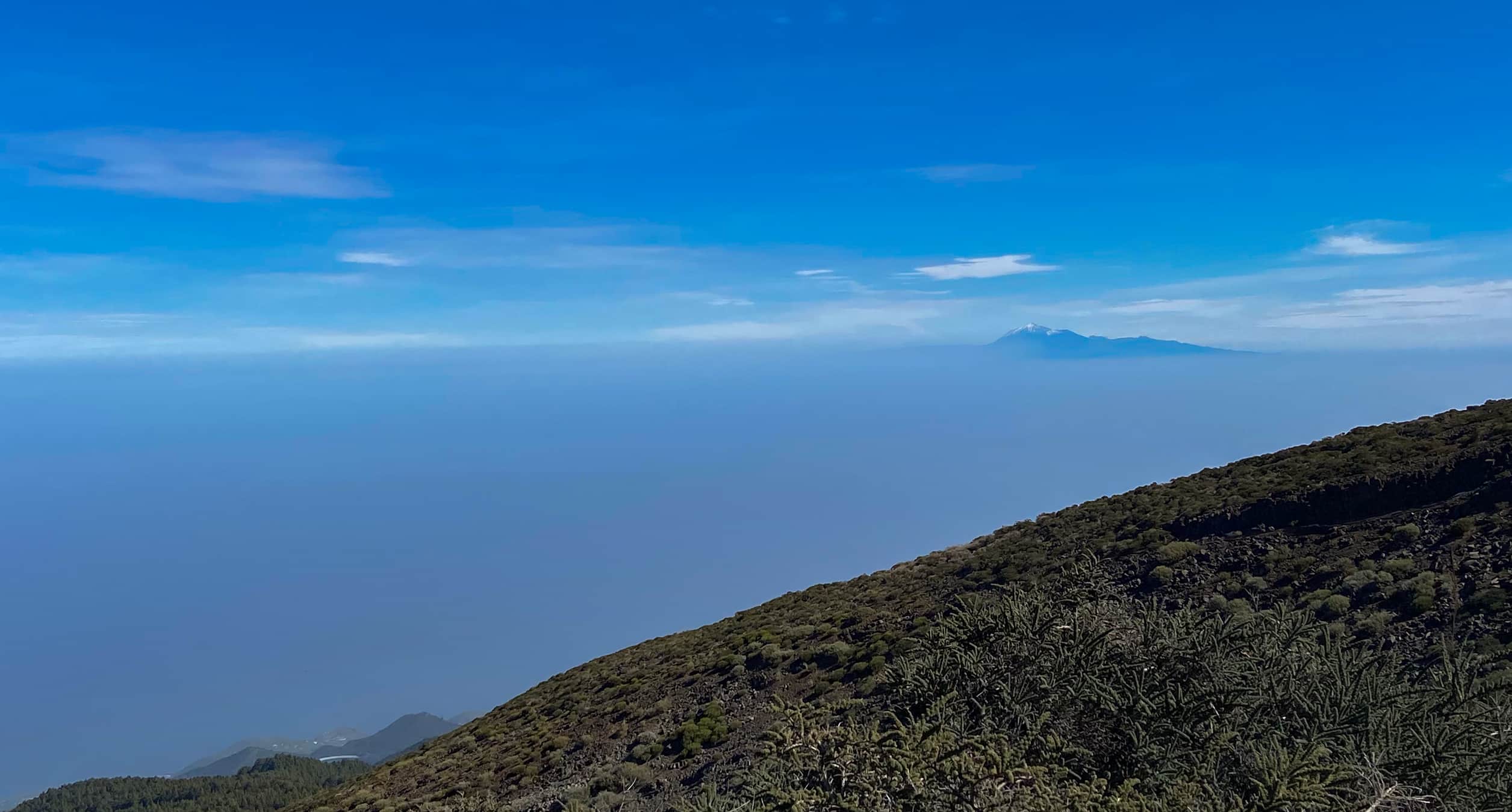 Teneriffa vom Gipfel des Pico de La Nieve