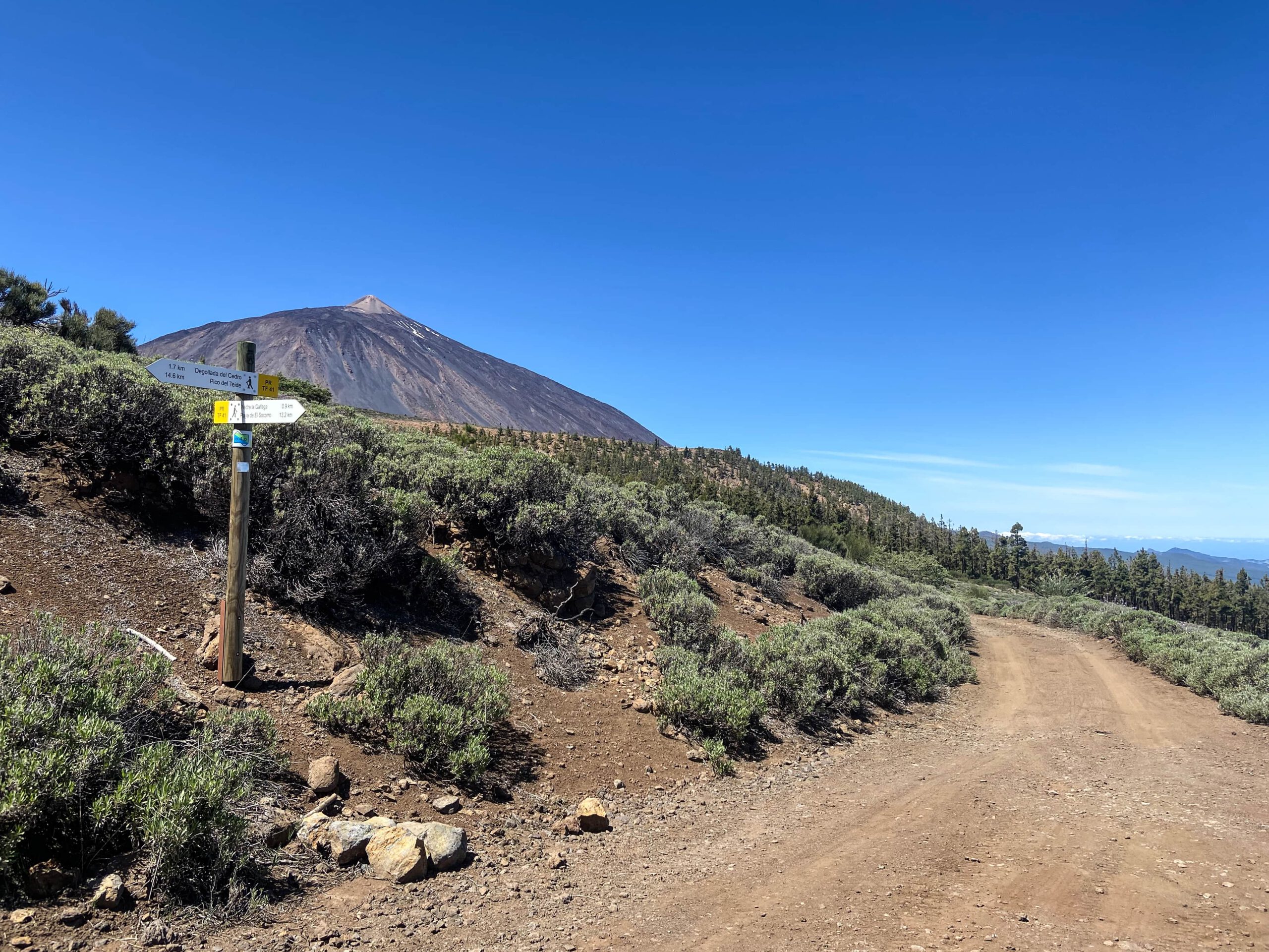Wanderweg in Richtung Fortaleza Cañadas