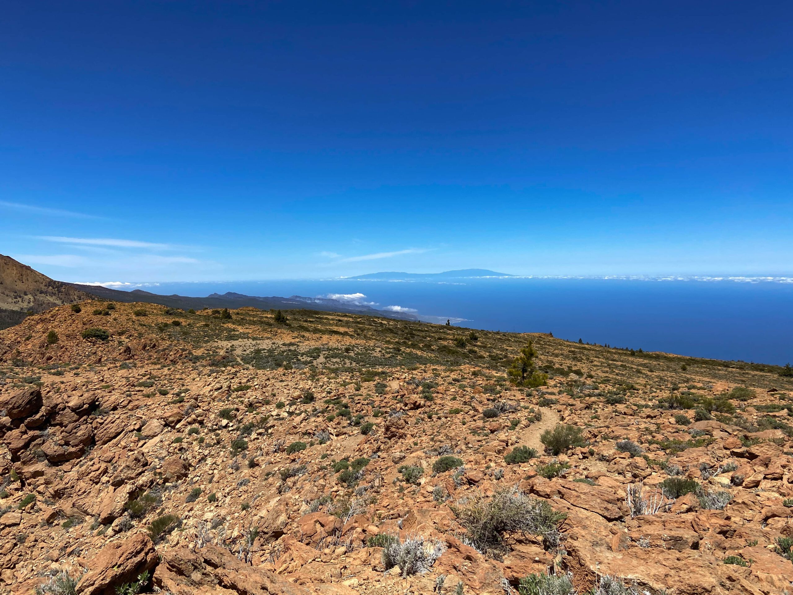 Blick von der Fortaleza Cañadas auf La Palma