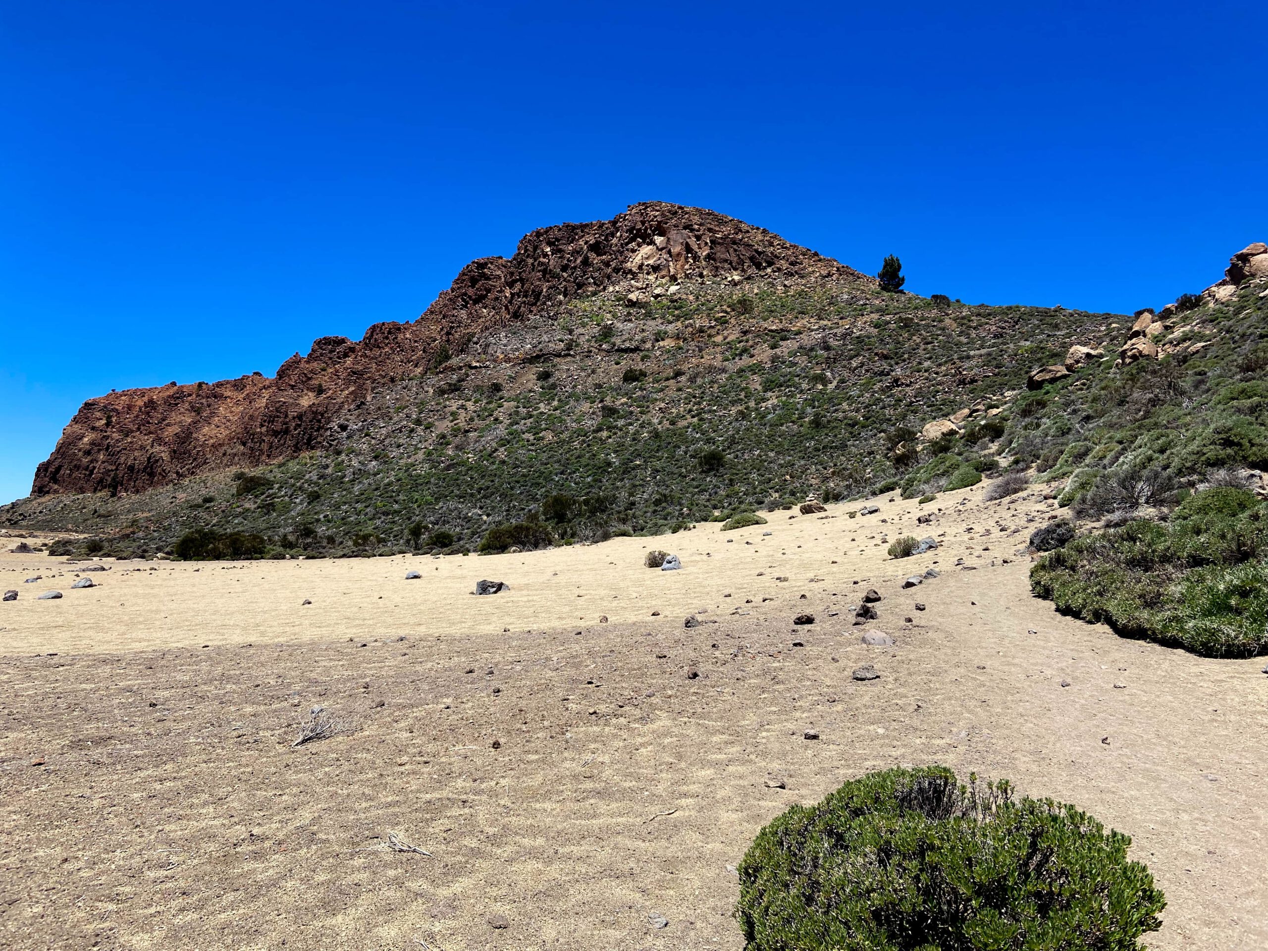 Blick zurück auf die Fortaleza Cañadas