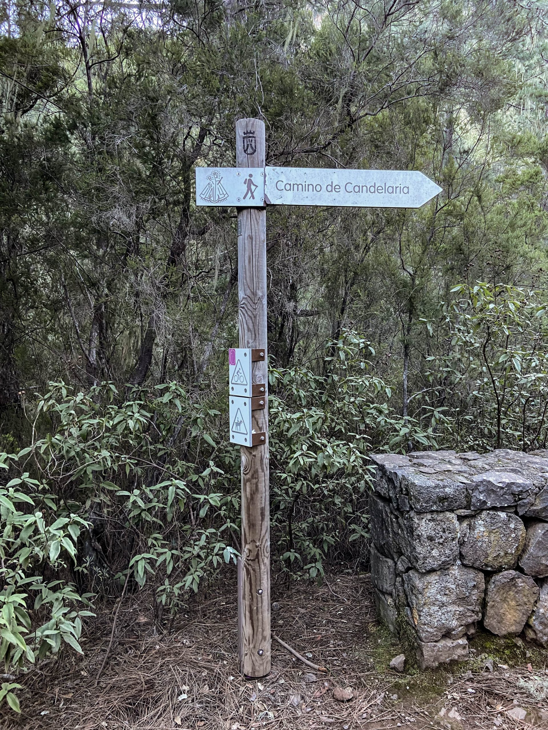 Beschilderung Camino de Candelaria