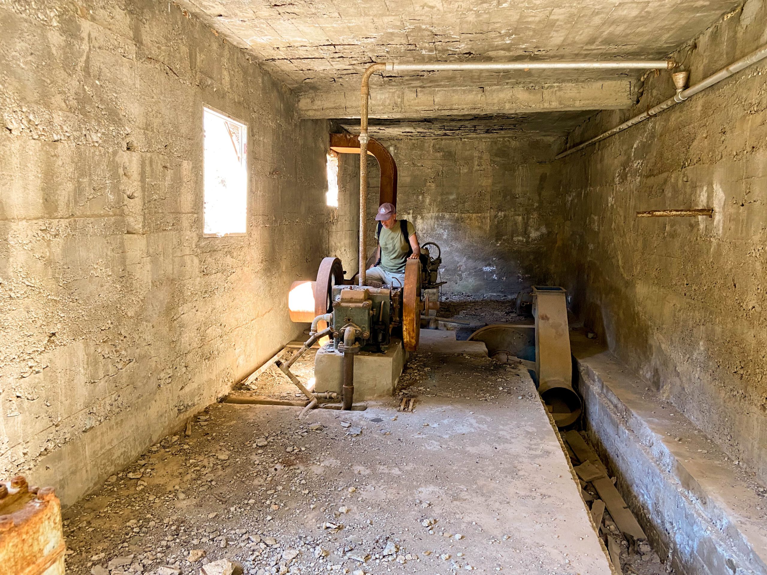 alte Maschinen in der Galería
