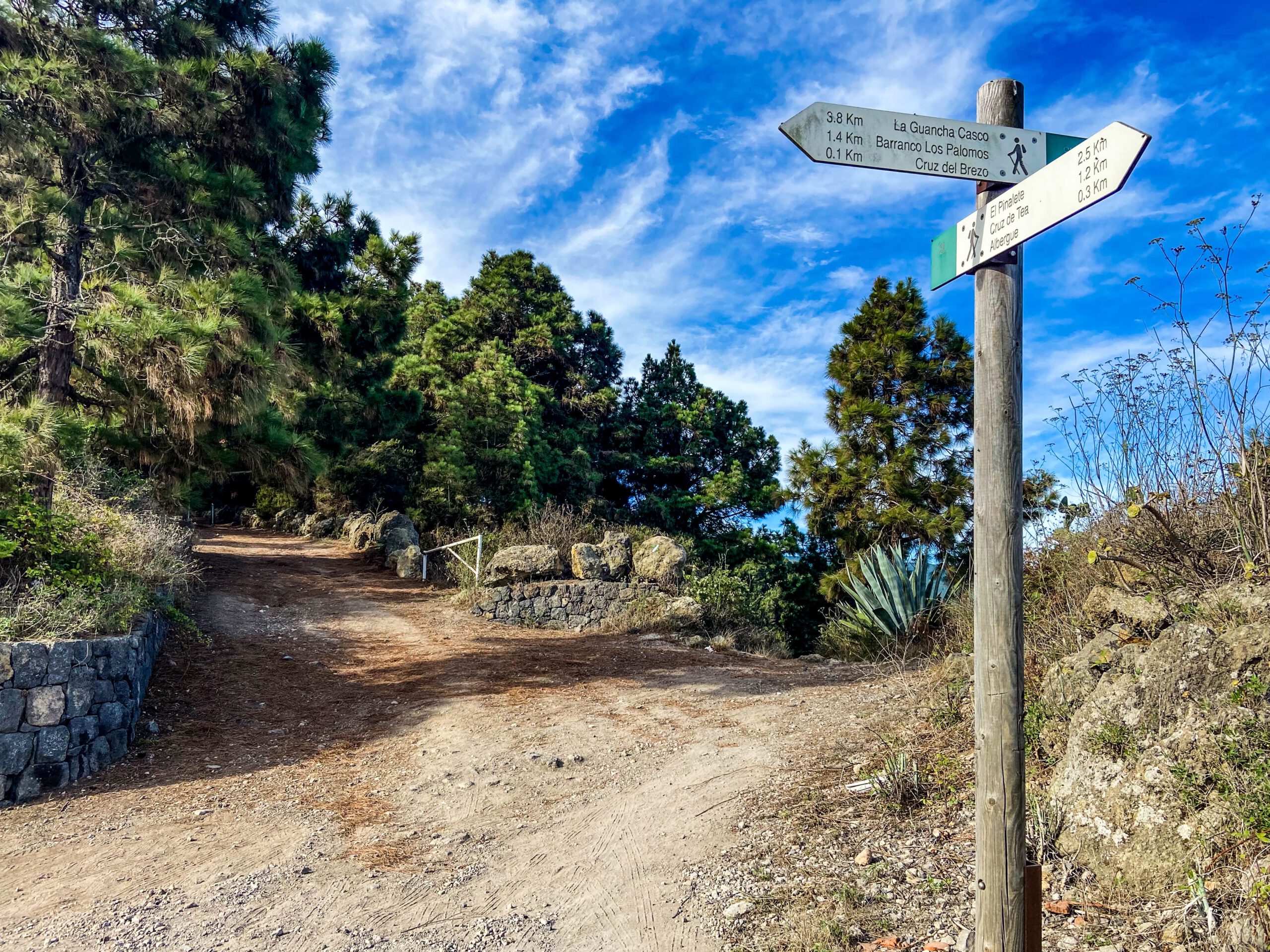 Hinweisschilder Ruta del Agua