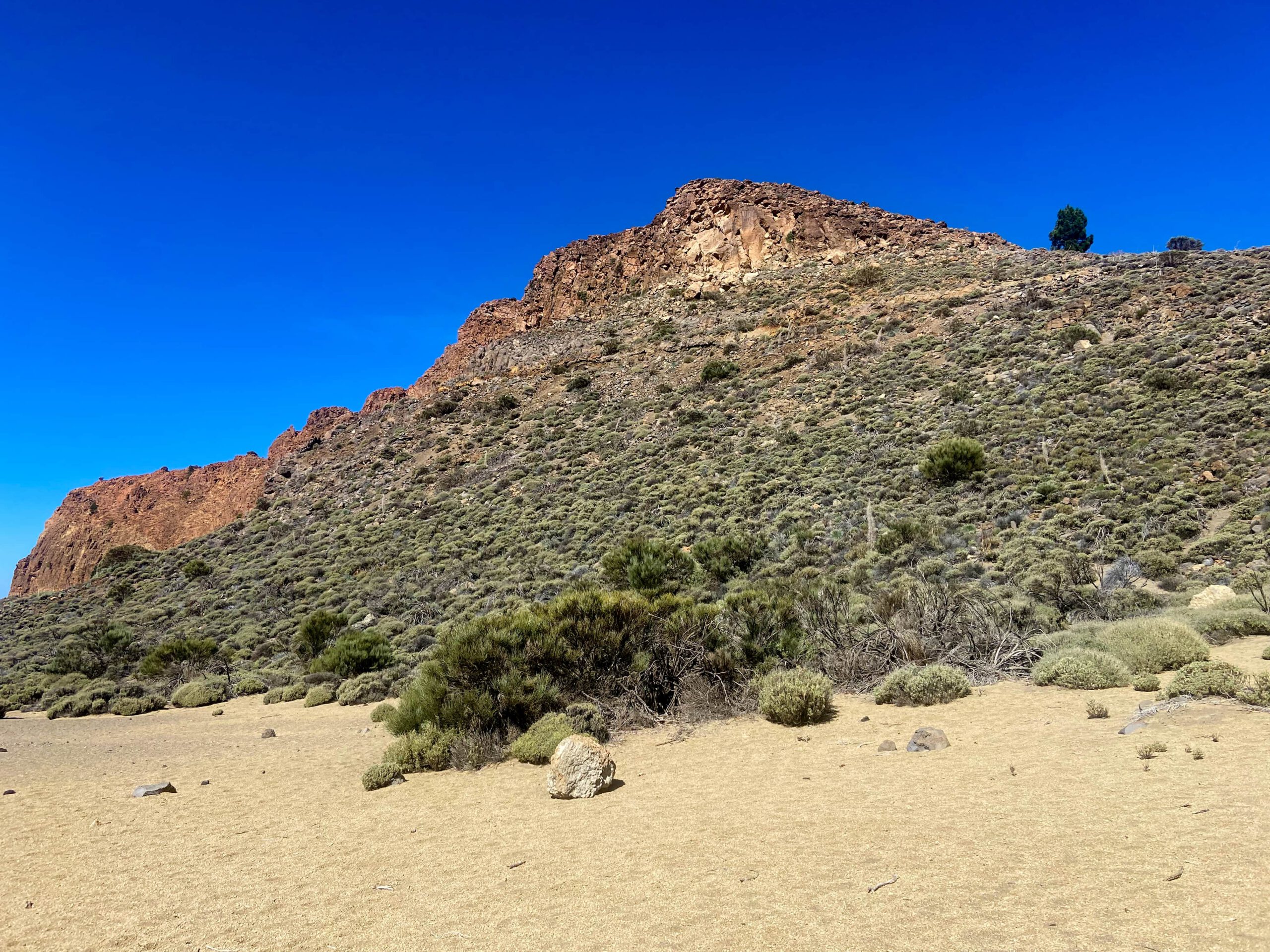 Blick hinauf zur Fortaleza