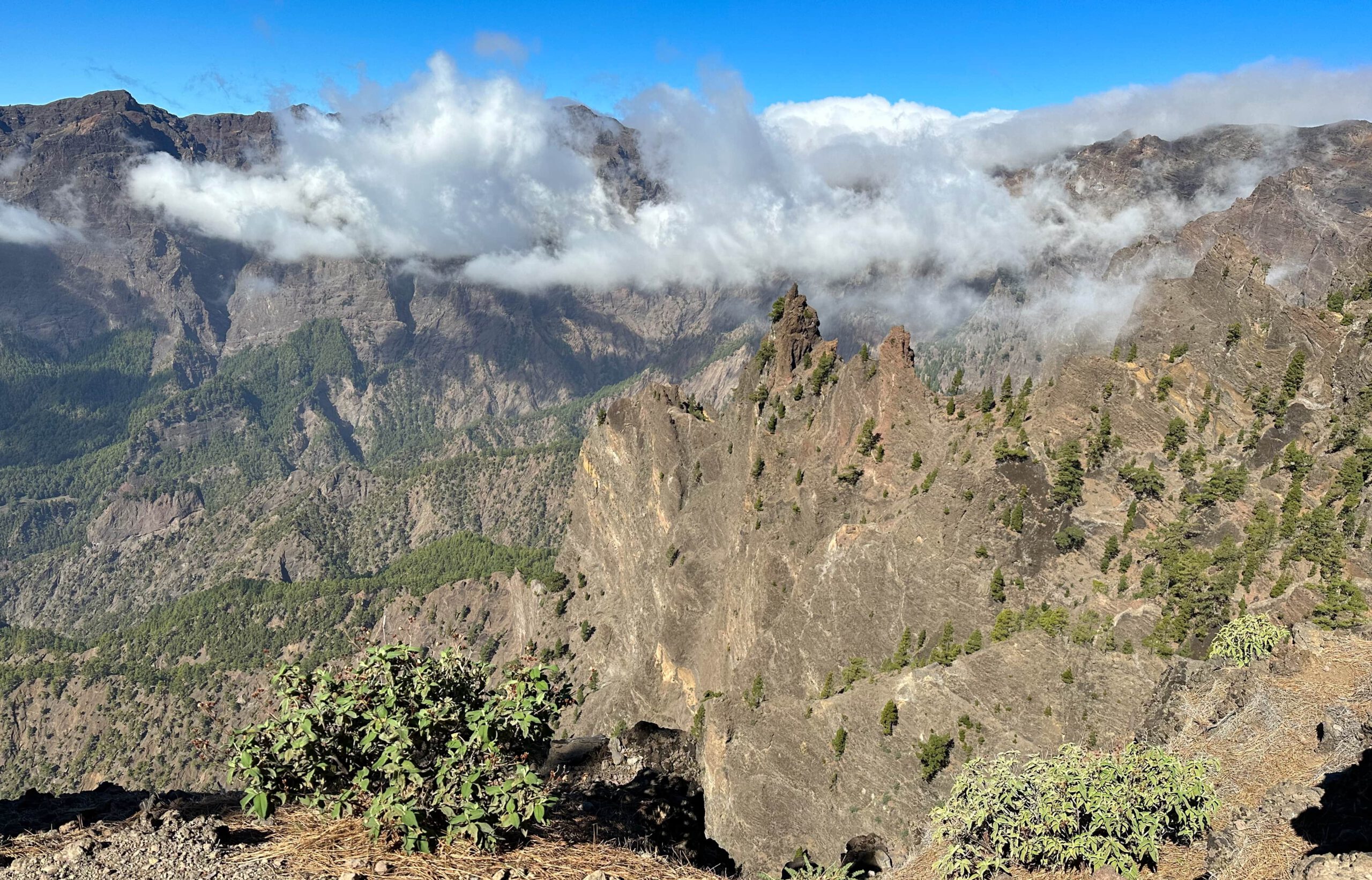 Blick in die Caldera de Taburiente