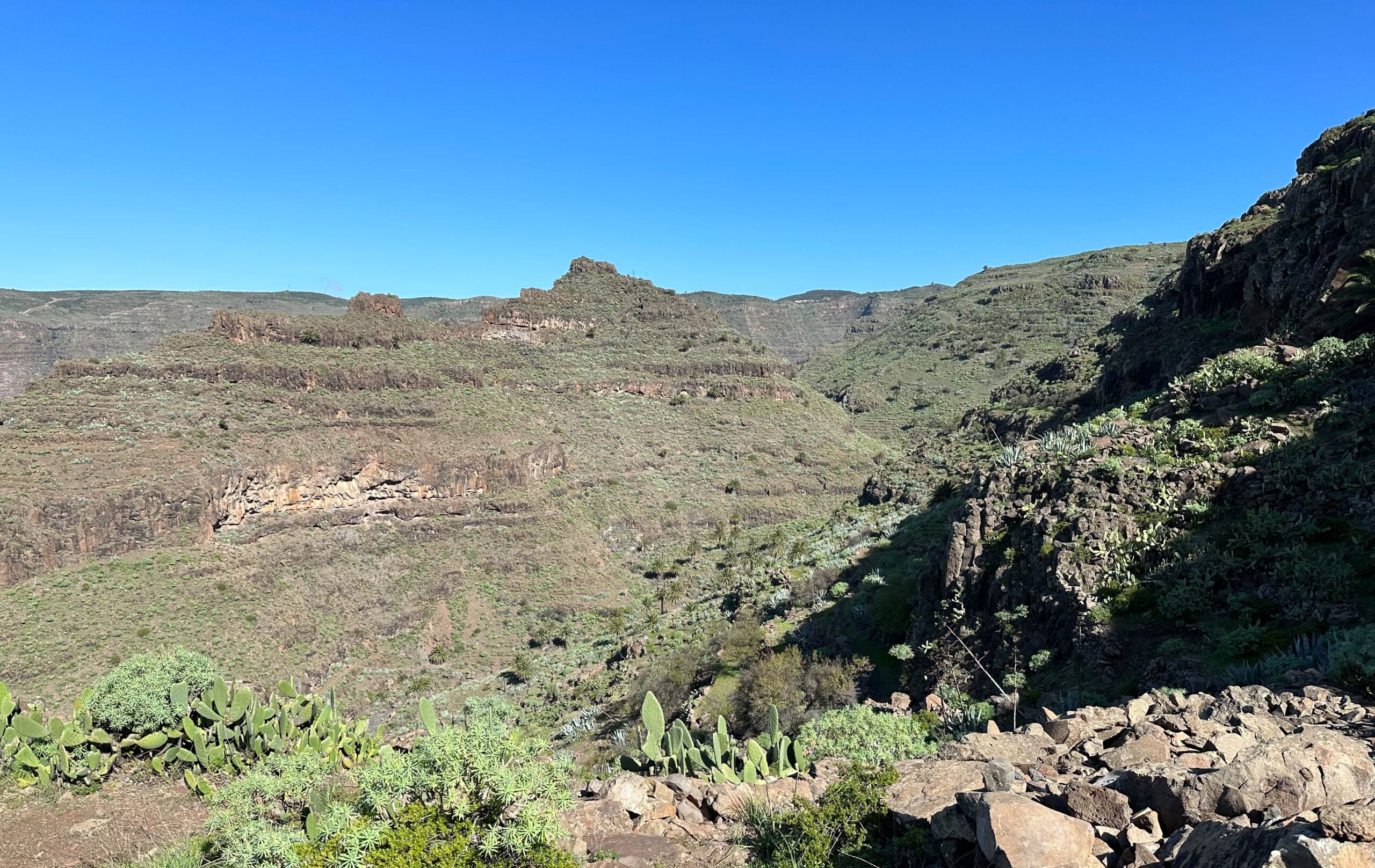 Abstieg in den Barranco de Argaga