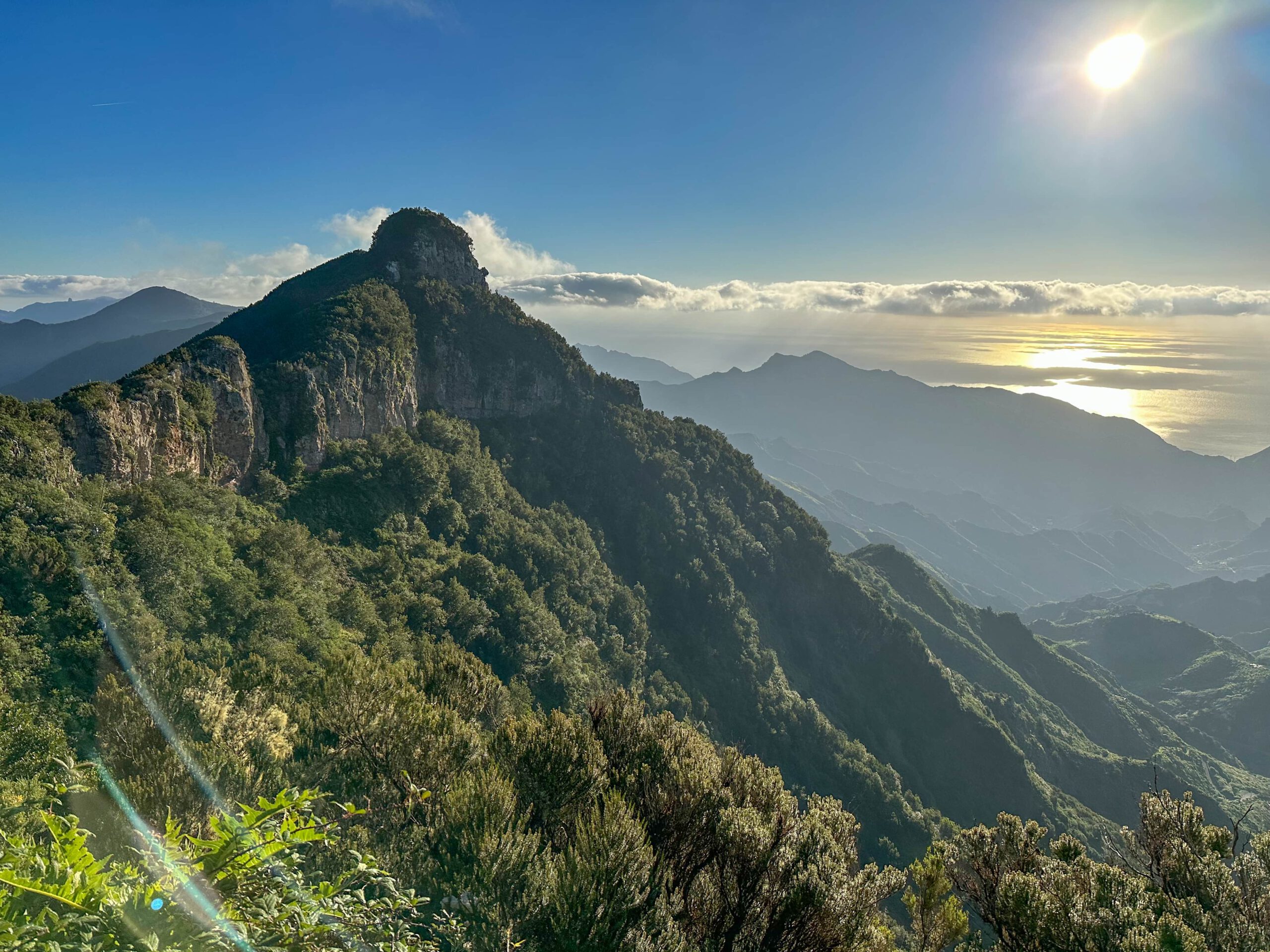 Blick vom Pico Ingles auf die Ostseite von Teneriffa