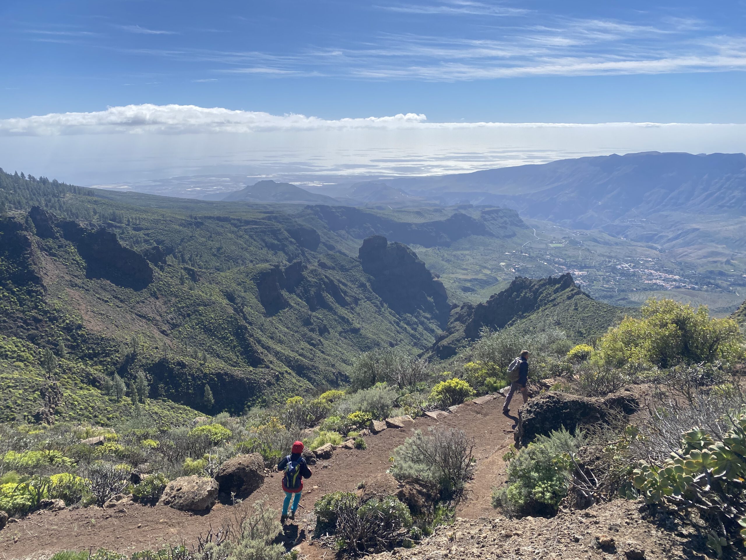 Aufstiegsweg vom Cruz Grande zum Pico de las Nieves