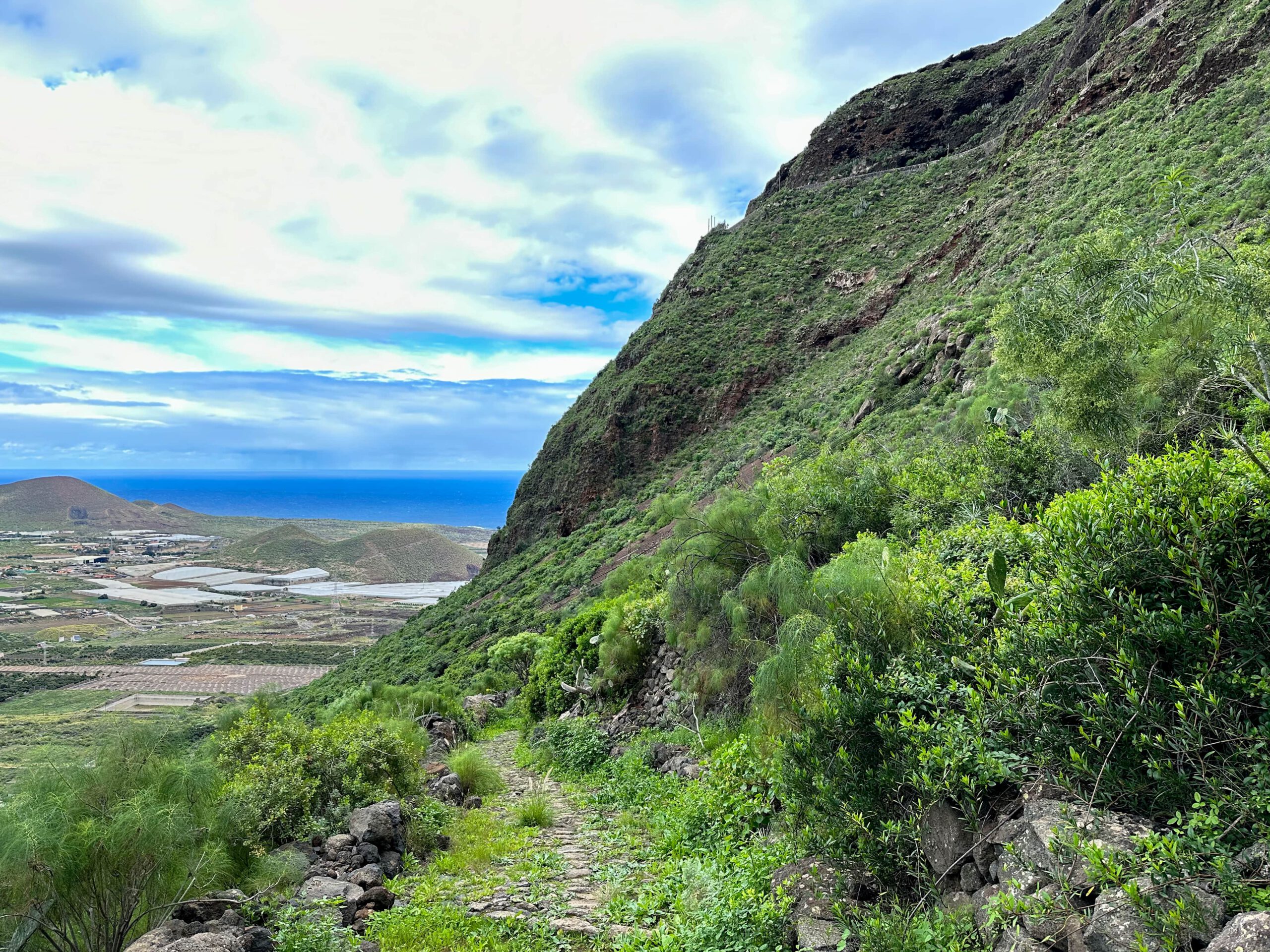 Wanderweg hinunter nach Güimar - Camino Real del Sur