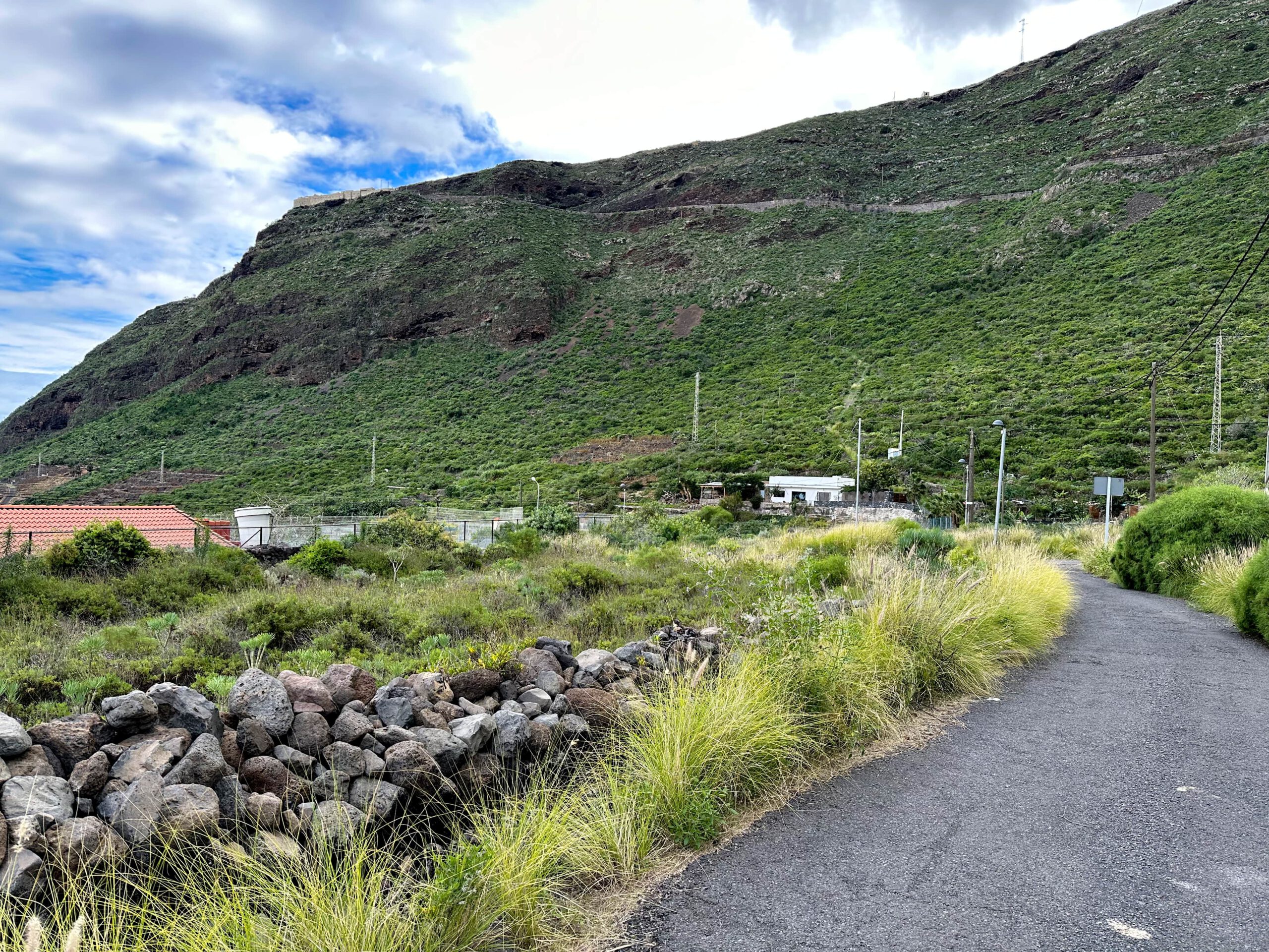 Wanderweg vor Güimar - Blick zurück auf die Ladera de Güimar