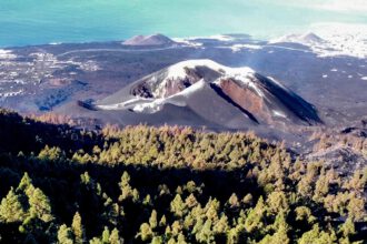 der neue Vulkan Tajogaite auf La Palma