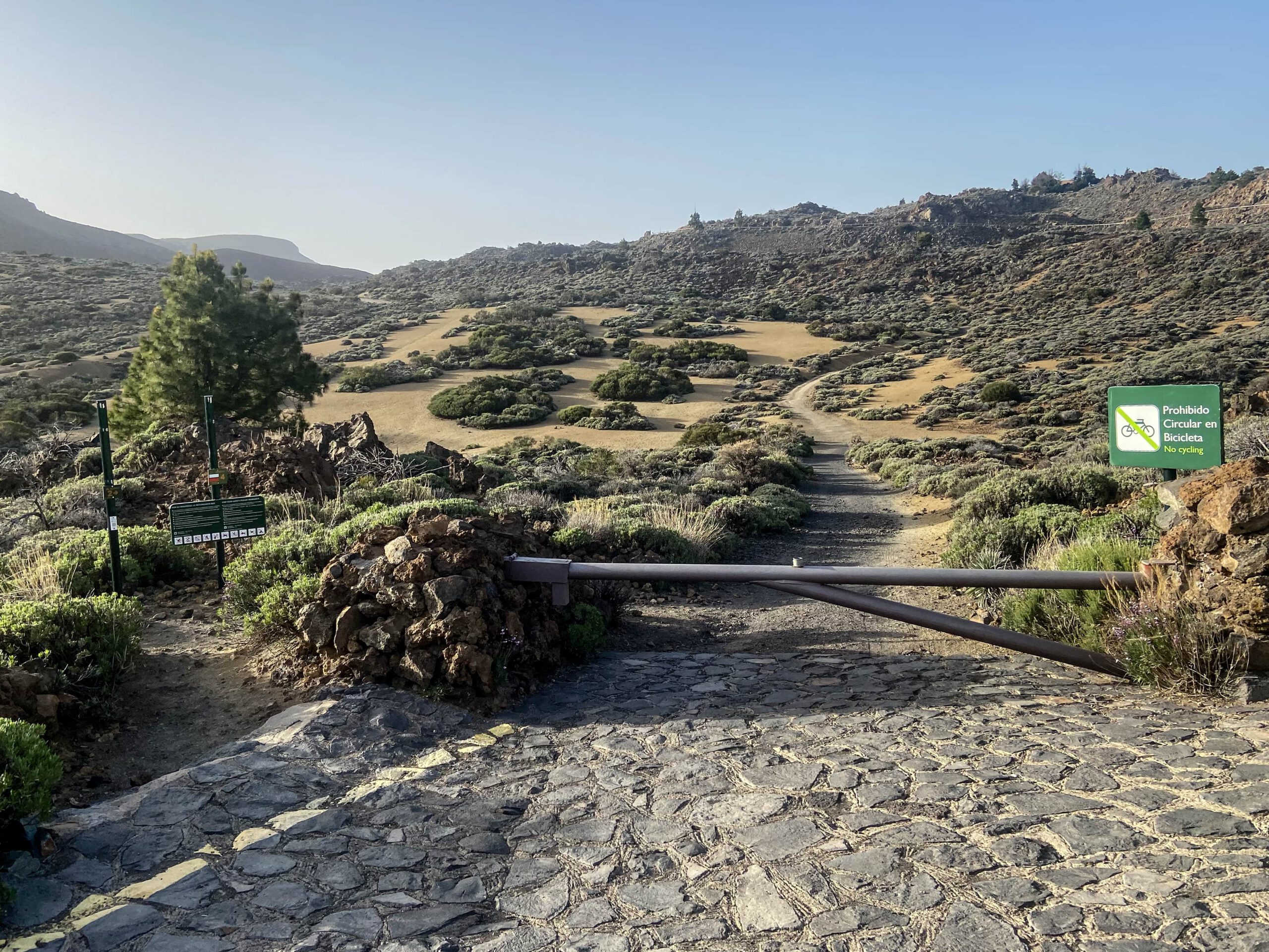 Startpunkt der Rundwanderung Montaña de las Arenas Negras bei El Portillo