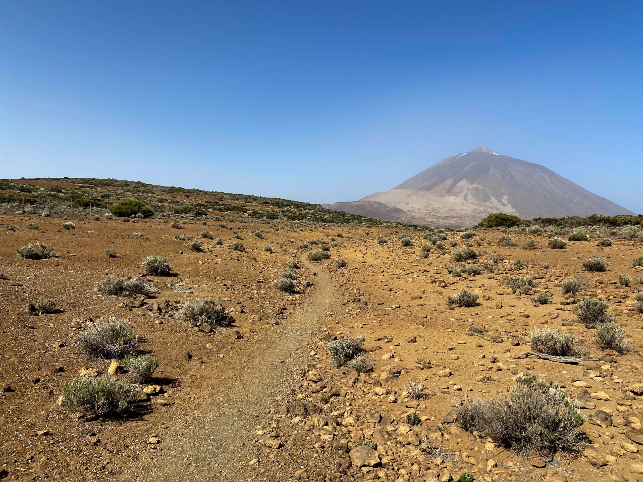 Auf dem Höhenweg Montaña de las Arenas Negras