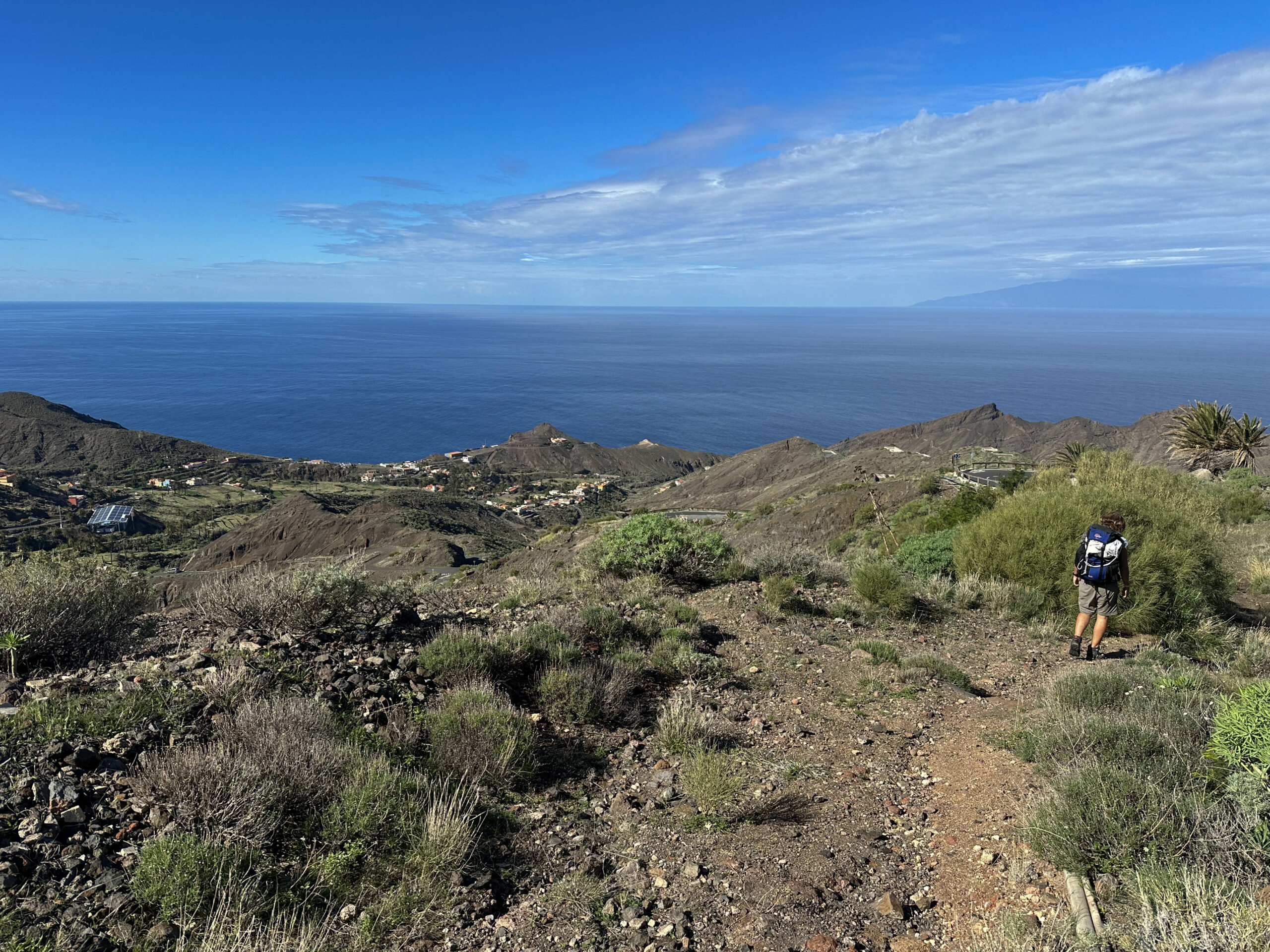 Wanderweg hinunter nach Alojeró