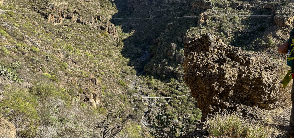 Blick in den Barranco Guaria