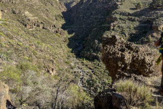 Blick in den Barranco Guaria