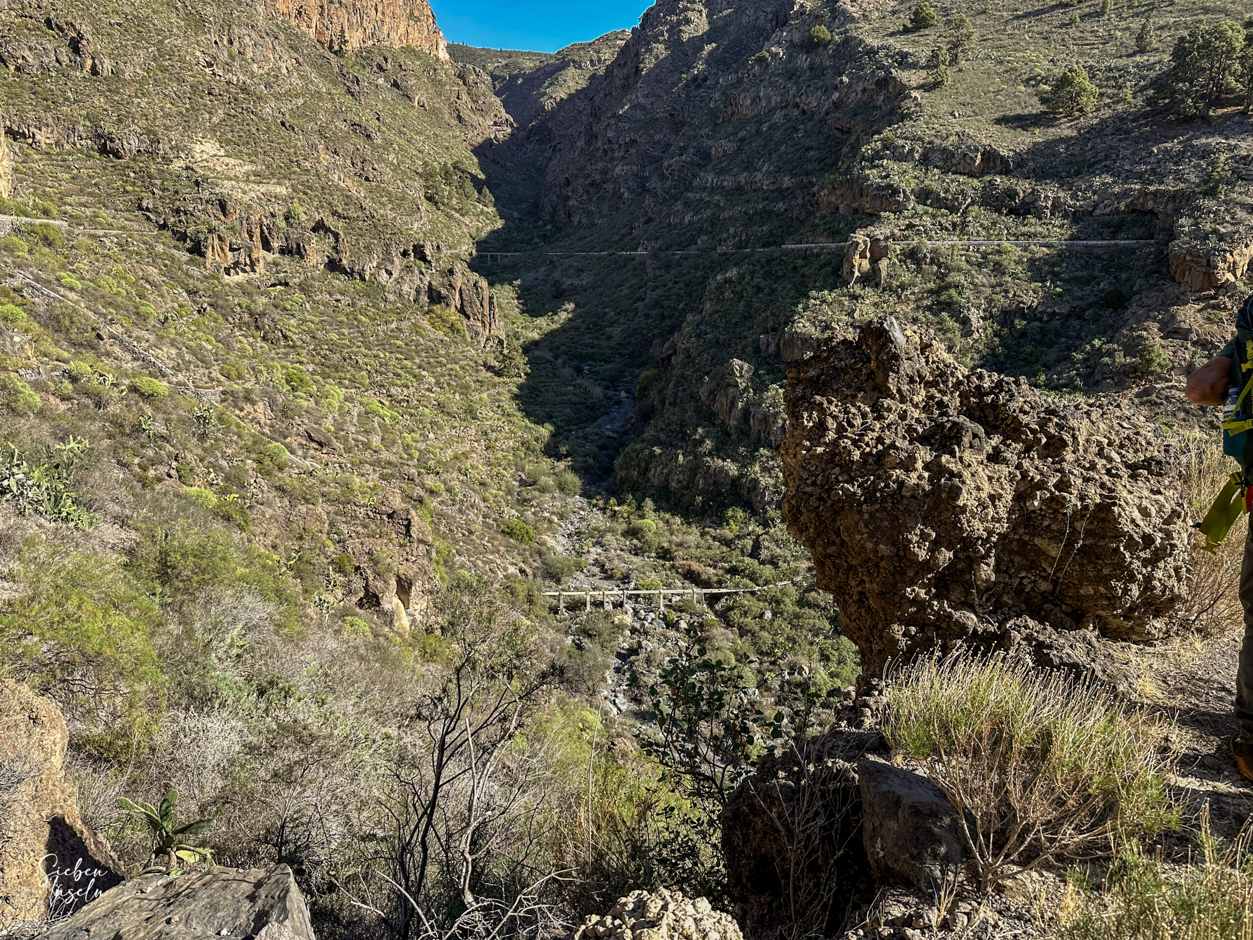 Blick in den Barranco Guaria