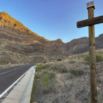 Starting point of the hike on the GC-200 in the direction of El Roque