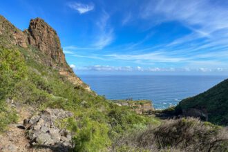 Blick vom Wanderweg Barranco de Ruiz