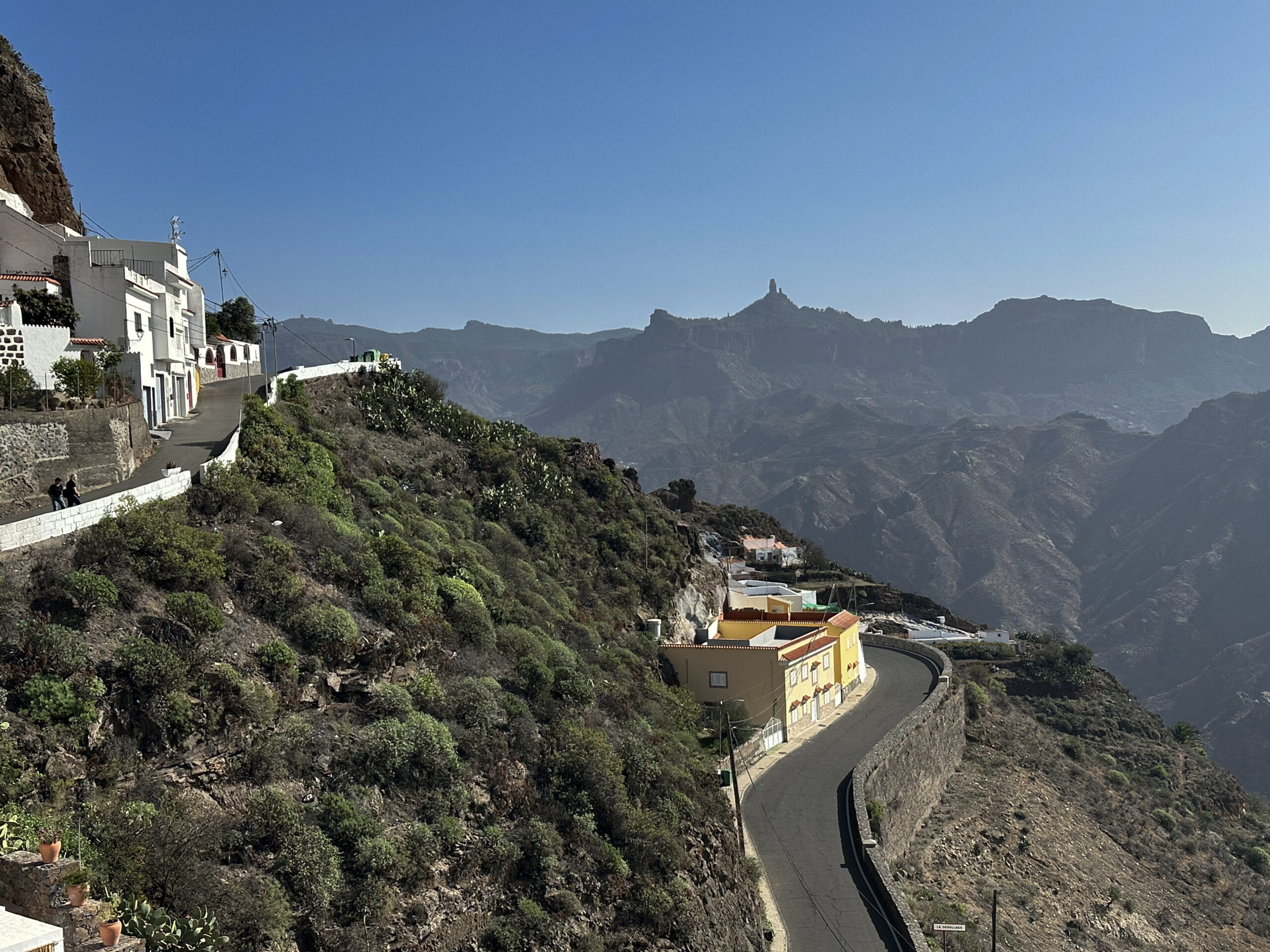 Artenara mit Blick auf den Roque Nublo