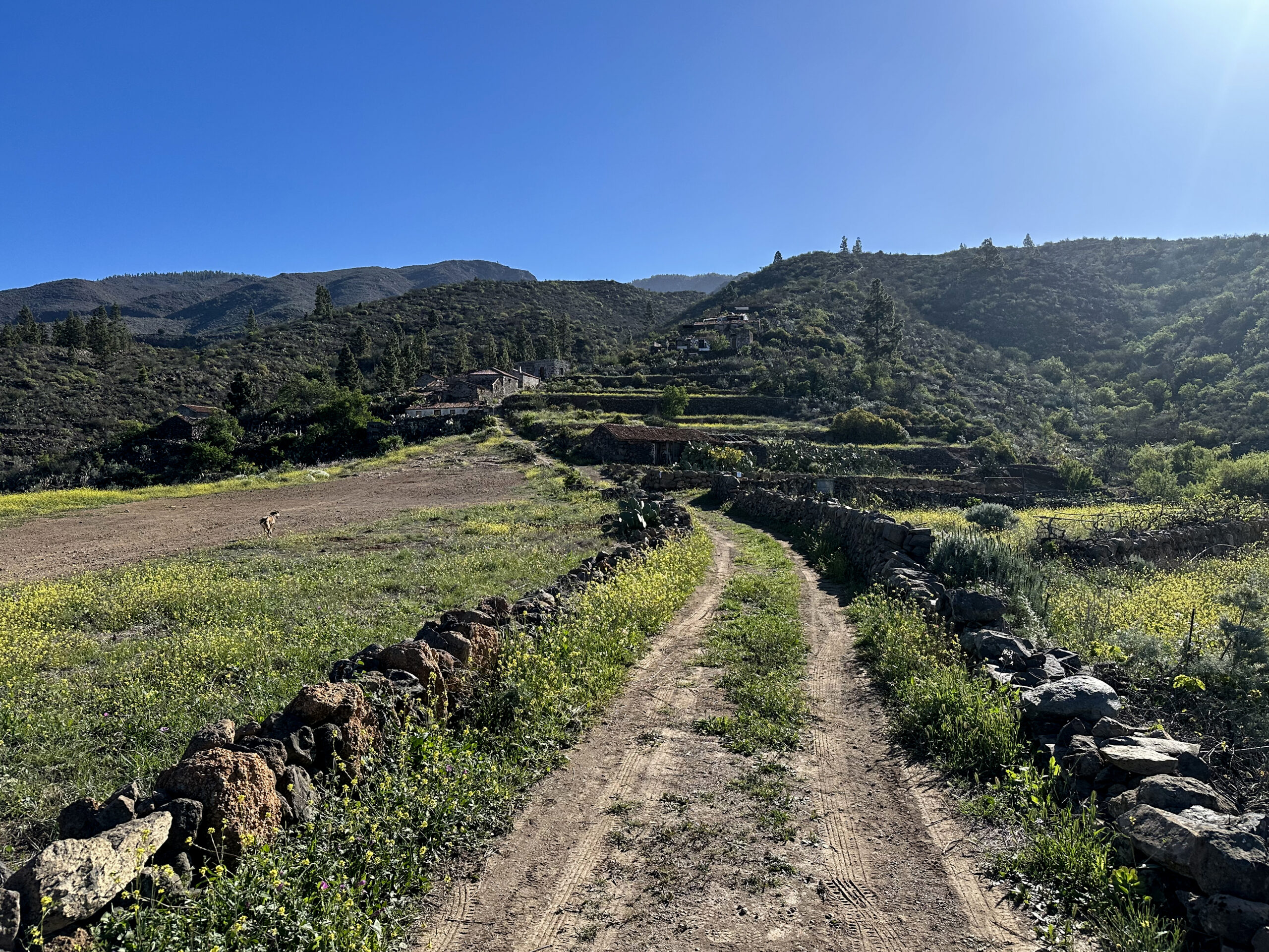 Wanderweg in las Fuentes