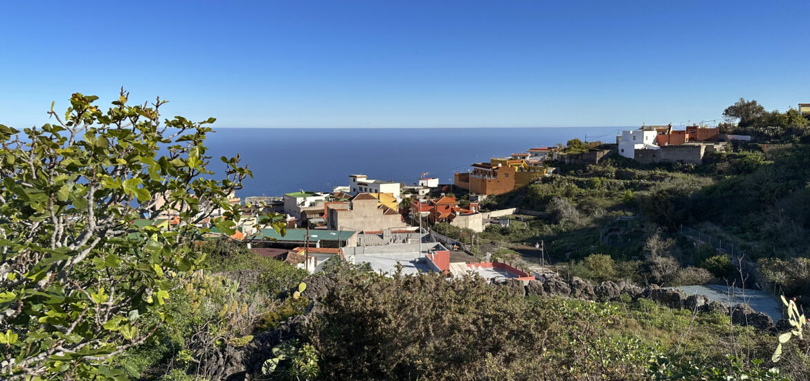 Blick zurück auf San Juan del Reparo