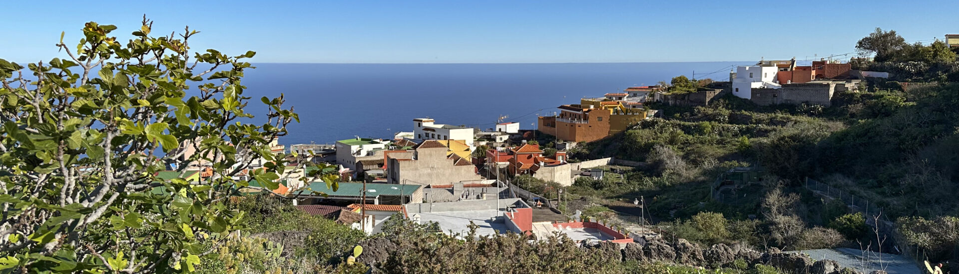 Blick zurück auf San Juan del Reparo