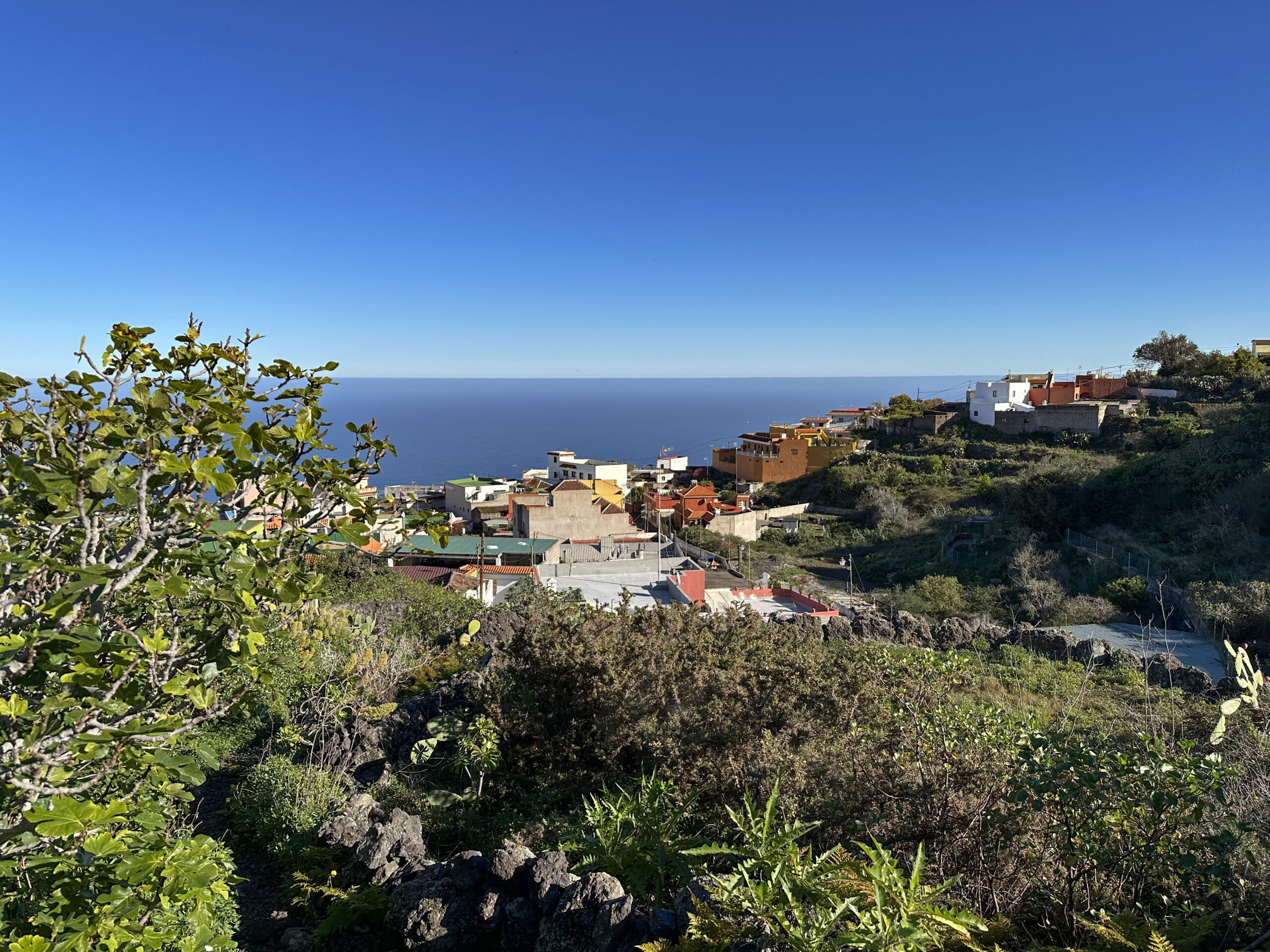 Blick zurück auf San Juan del Reparo