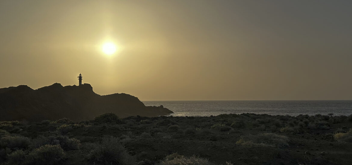 die Punta de Teno bei Sonnenuntergang