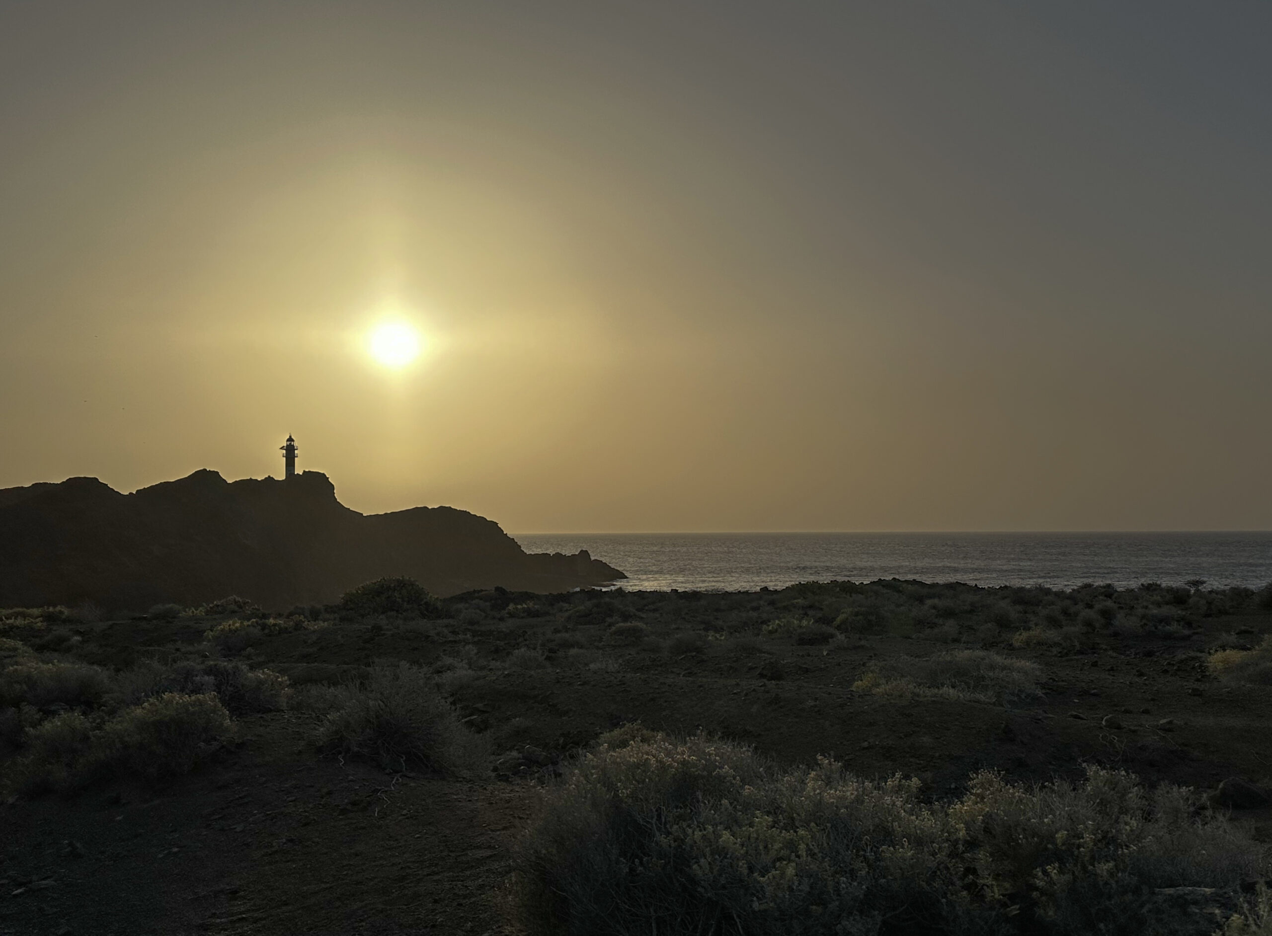 die Punta de Teno bei Sonnenuntergang