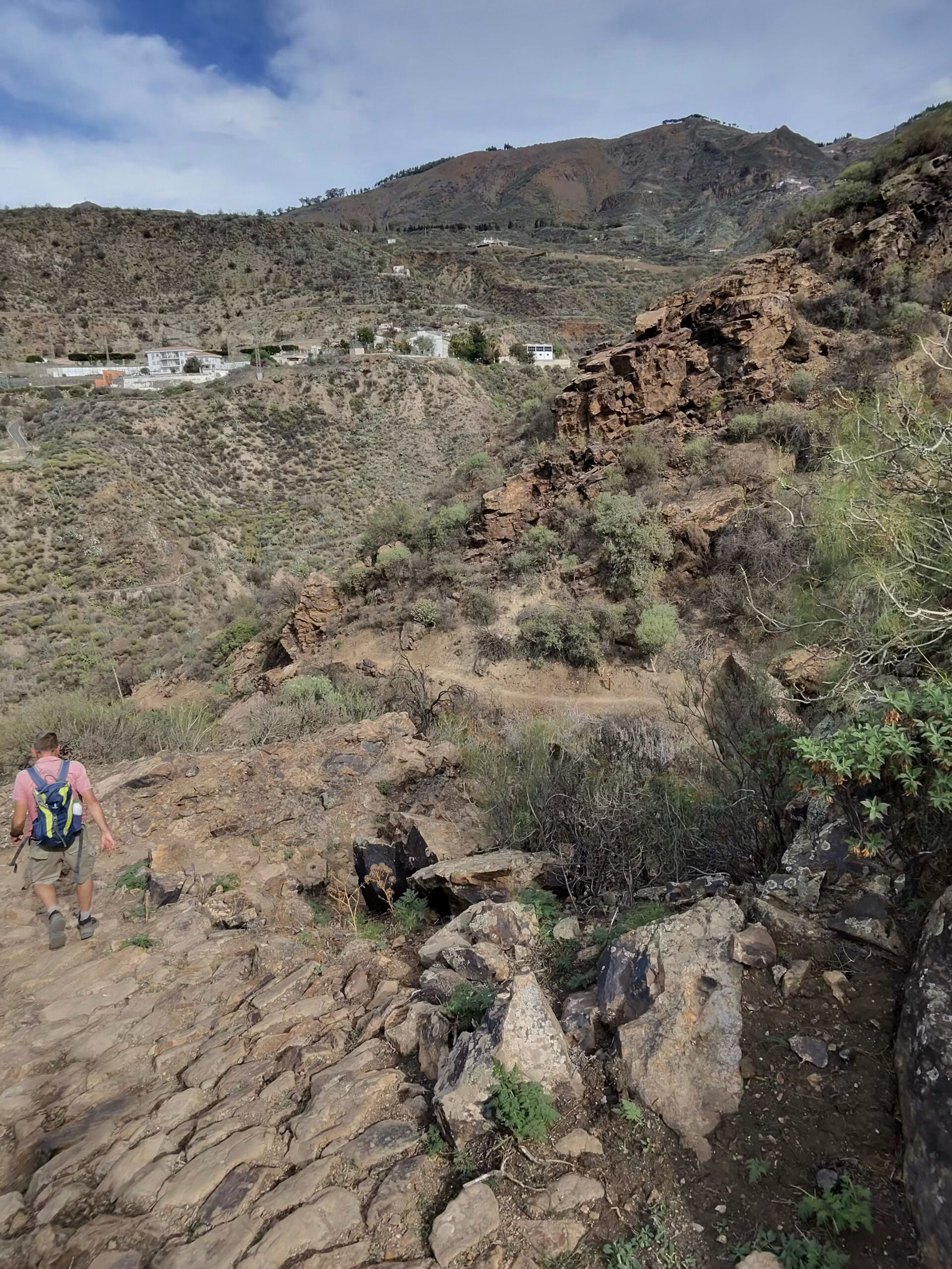 Abstiegsweg Richtung Barranco Tejeda