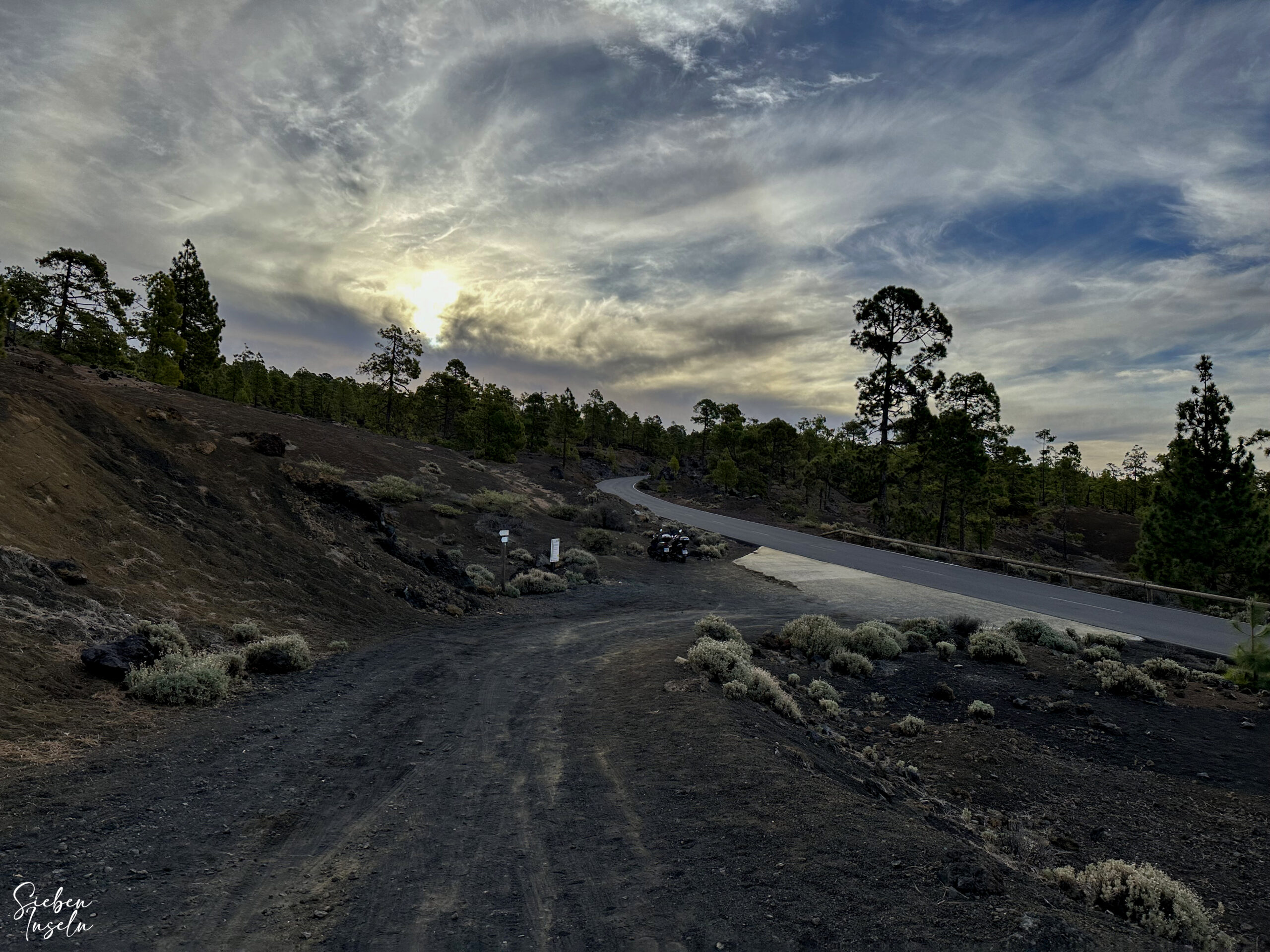 Ausgangsort der Wanderung Fahrweg bei KM 12