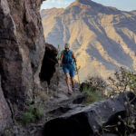 Aufstiegsweg oberhalb der Degollada de la Aldea