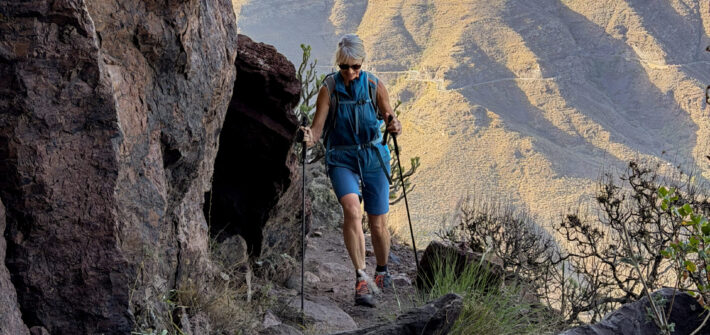 Aufstiegsweg oberhalb der Degollada de la Aldea