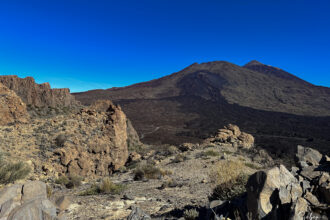 Blick auf Pico Viejo und den Teide