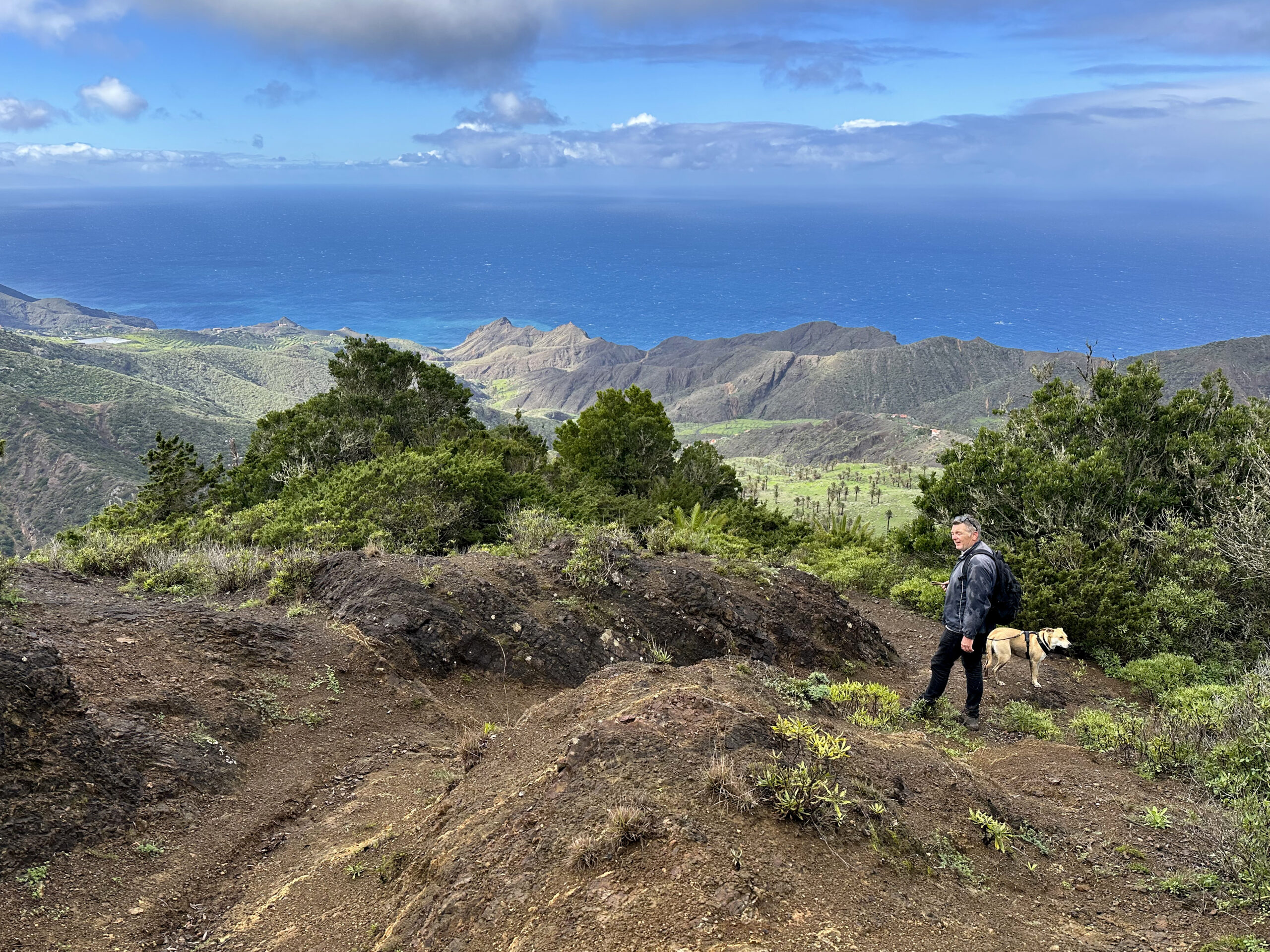 Aufstiegsweg Arguamul mit herrlichen Aussichten