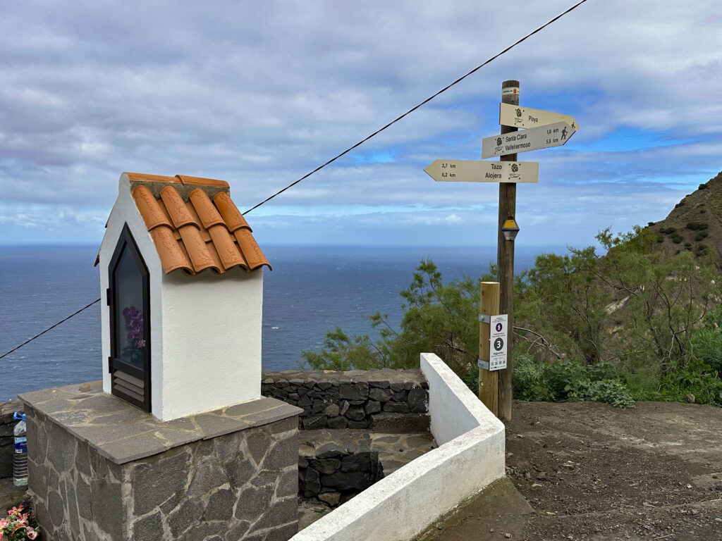 Wanderkreuzung Santa Clara Playa Arguamul